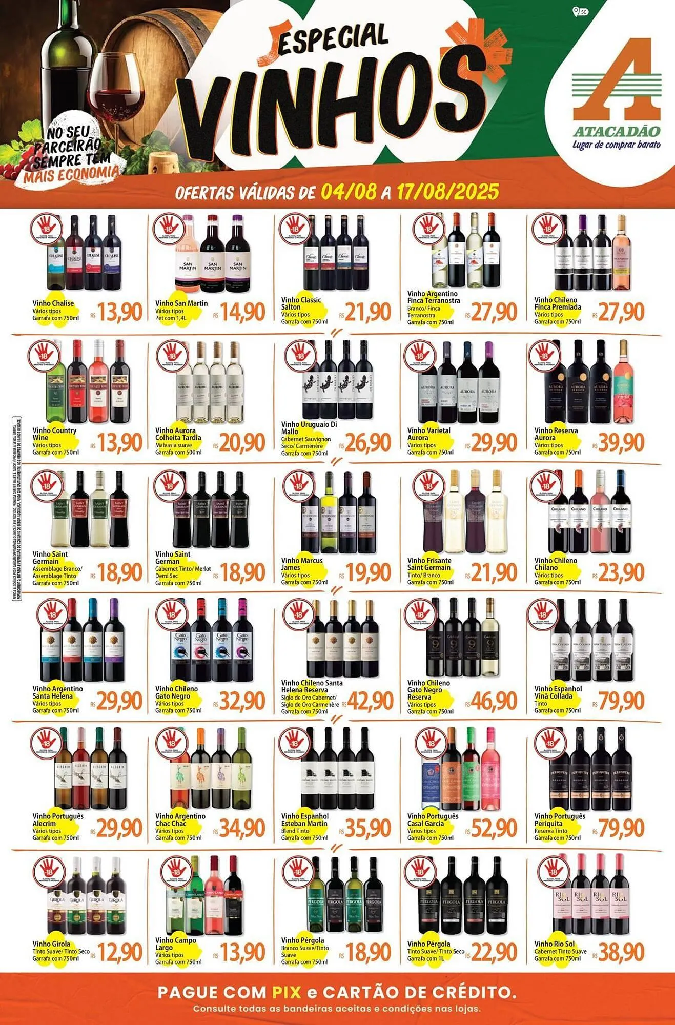Encarte de Catálogo Atacadão 5 de agosto até 17 de agosto 2025 - Pagina 1