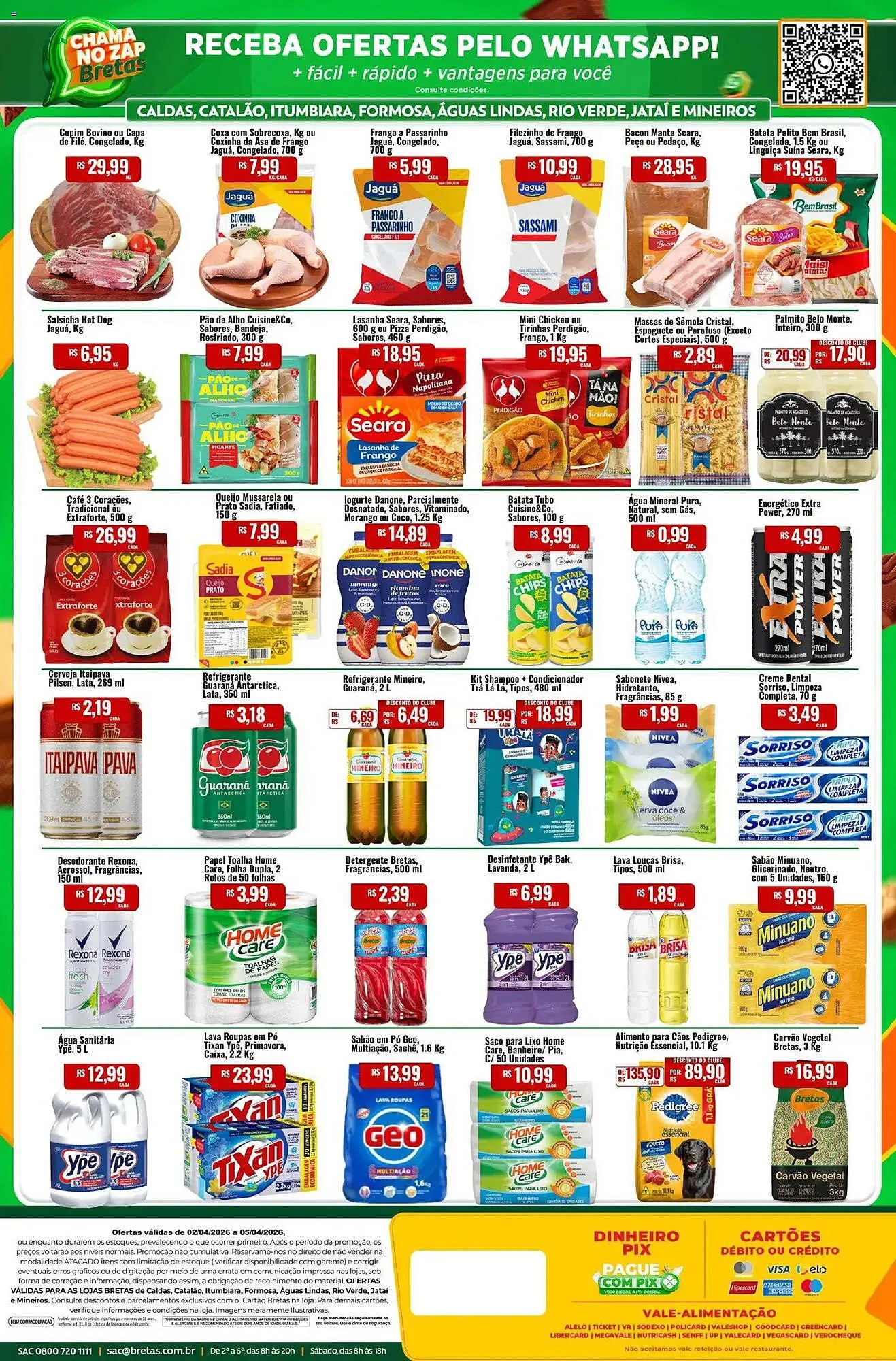 Encarte de Catálogo Supermercados Bretas 2 de abril até 6 de abril 2026 - Pagina 2