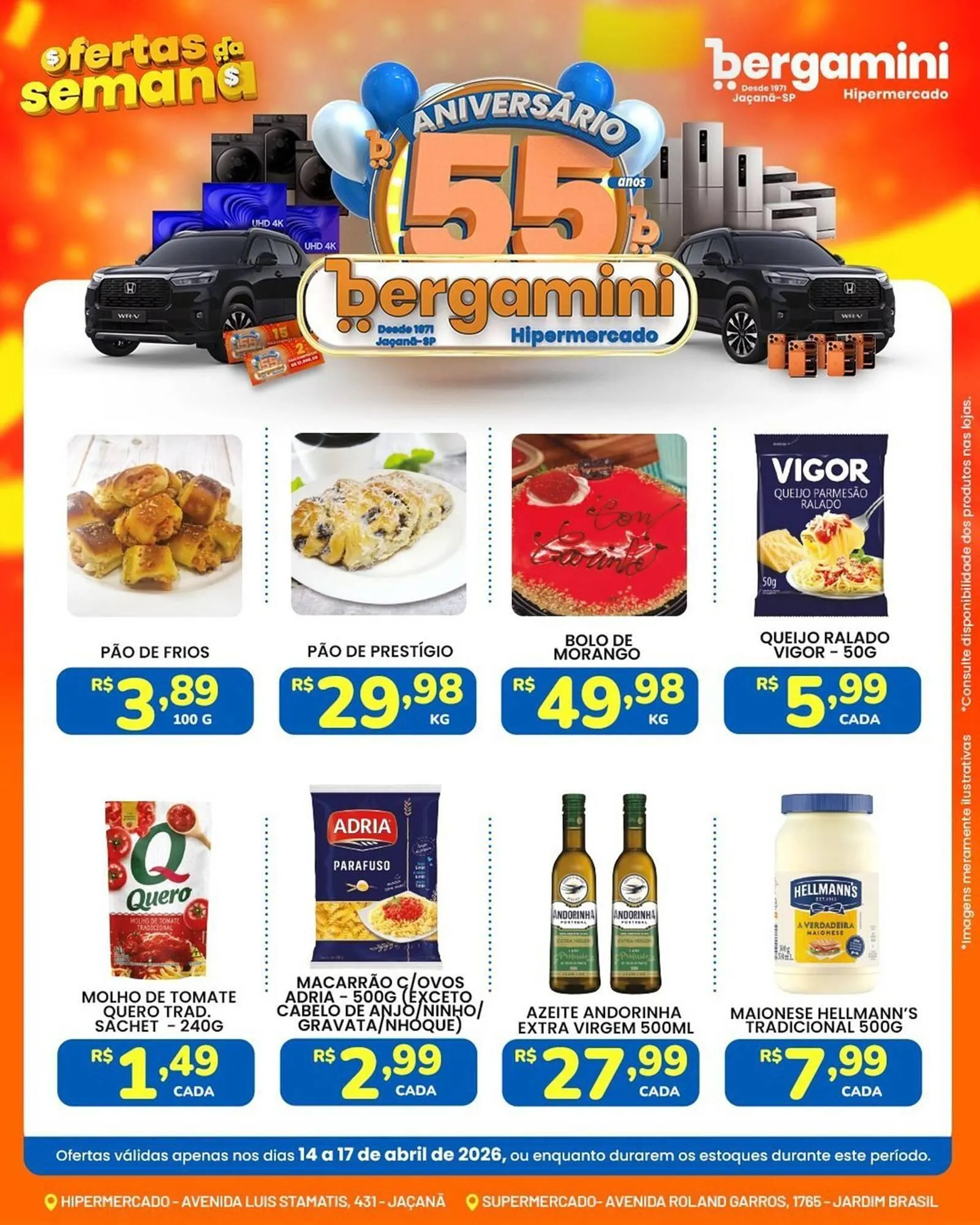 Encarte de Catálogo Supermercado Bergamini 14 de abril até 17 de abril 2026 - Pagina 4