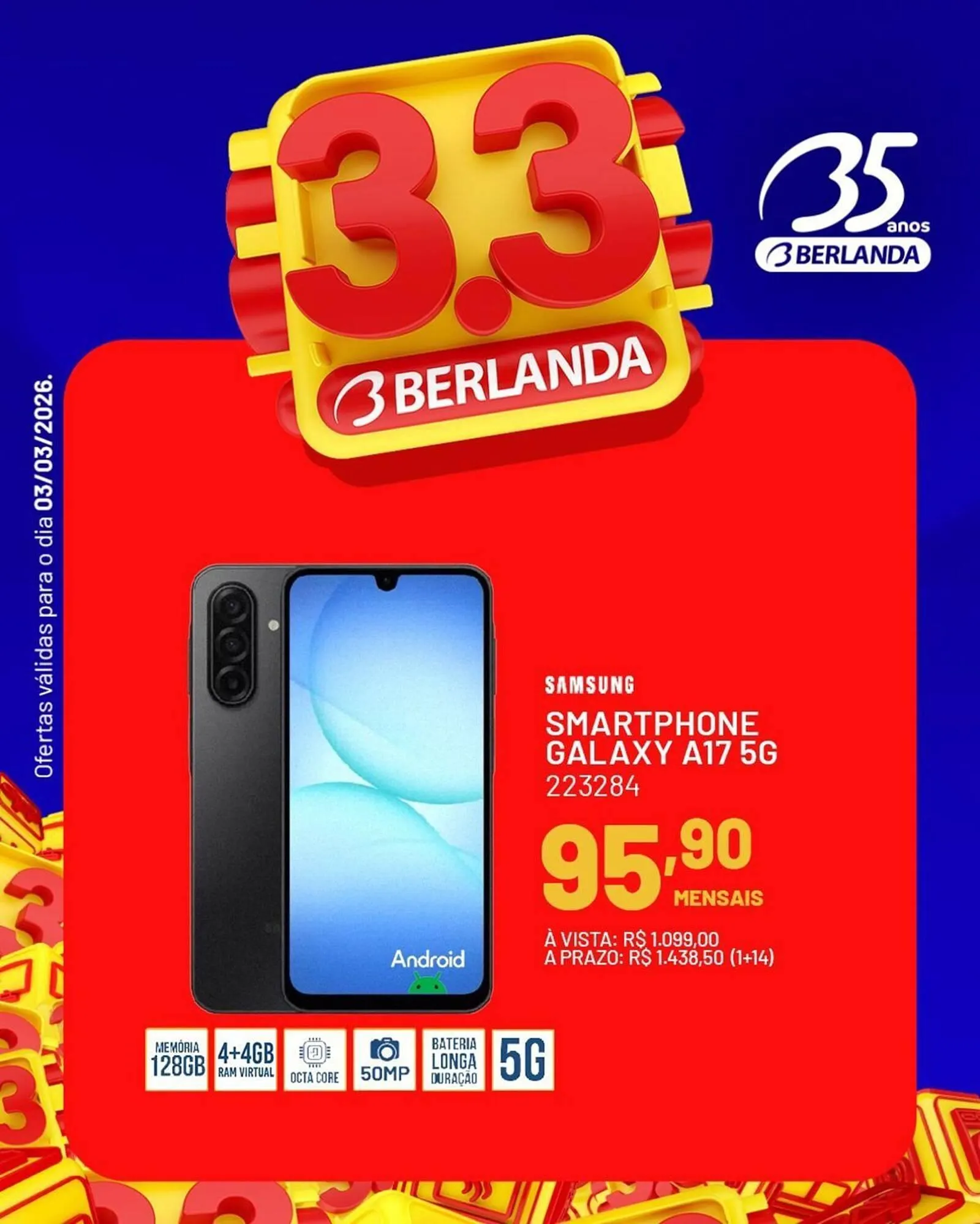 Encarte de Catálogo Berlanda 2 de março até 3 de março 2026 - Pagina 7