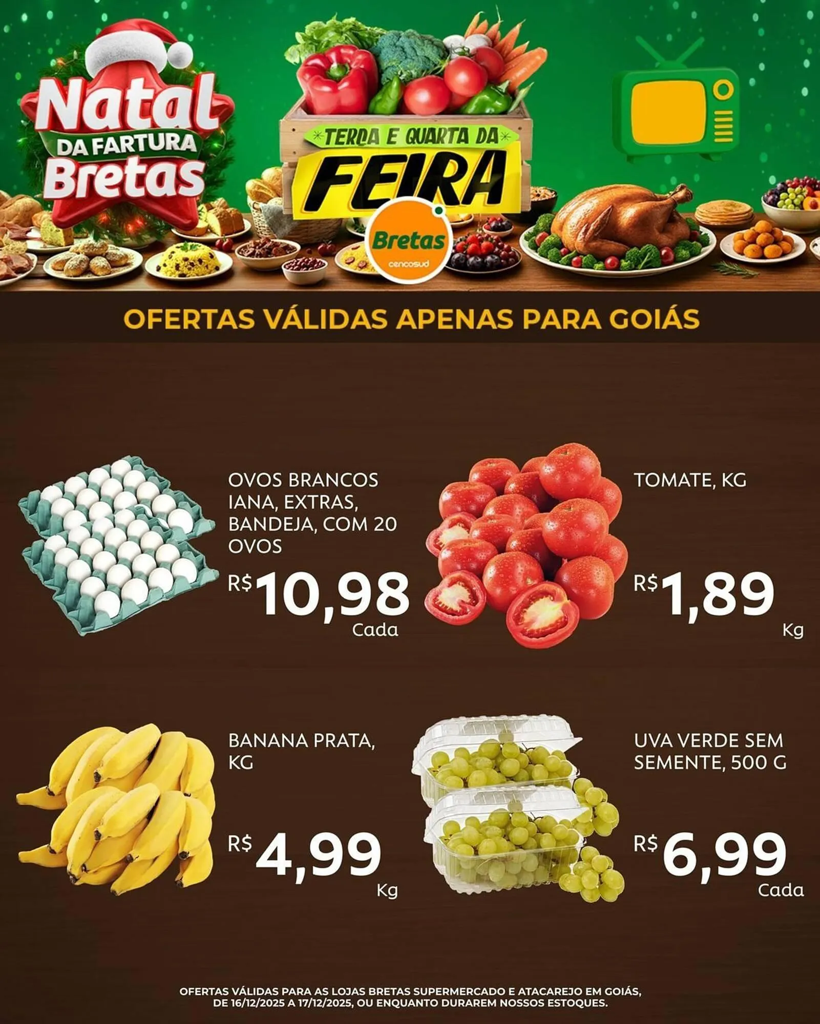 Encarte de Catálogo Supermercados Bretas 16 de dezembro até 17 de dezembro 2025 - Pagina 2