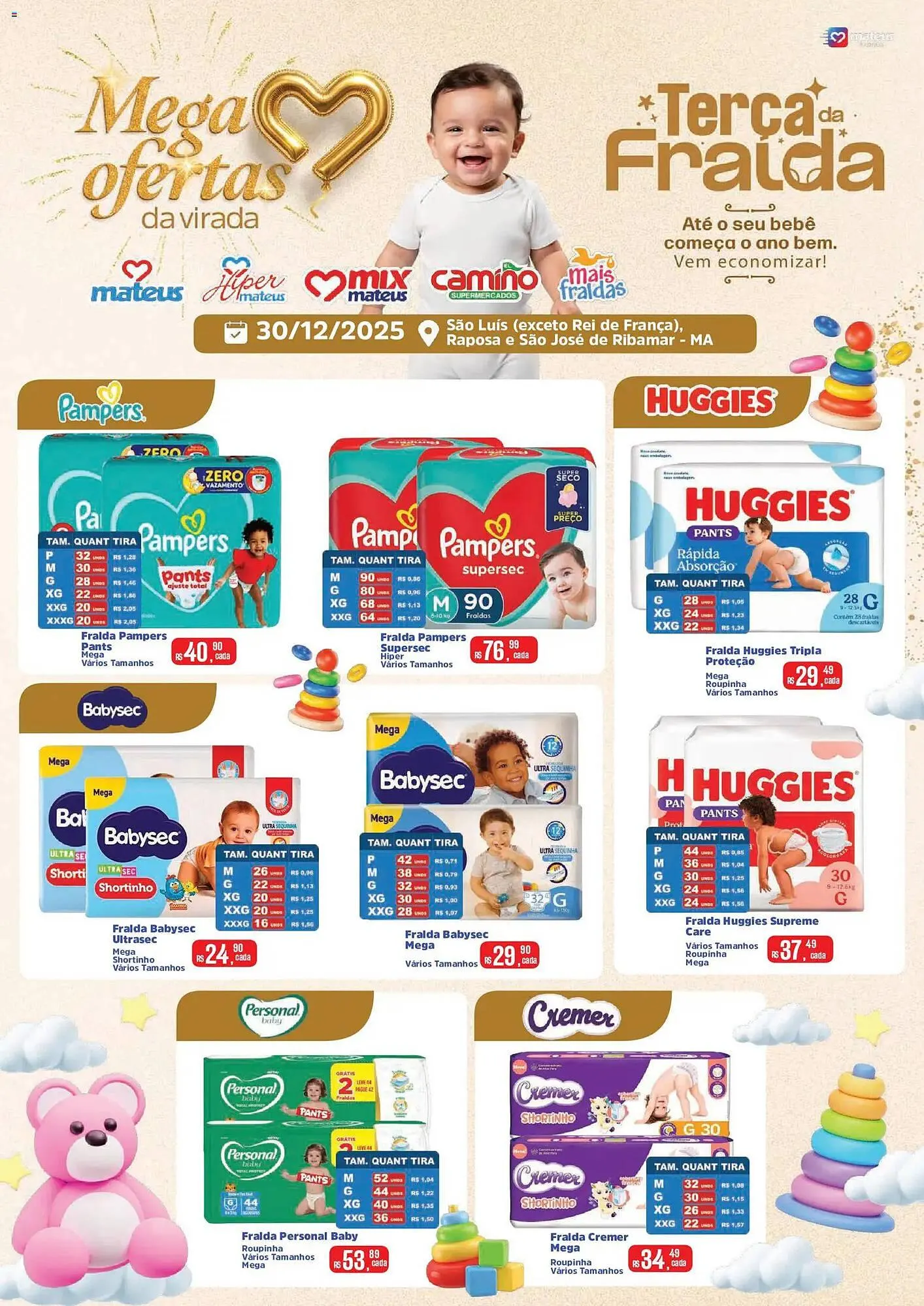 Encarte de Catálogo Supermercados Mateus 30 de dezembro até 30 de dezembro 2025 - Pagina 1