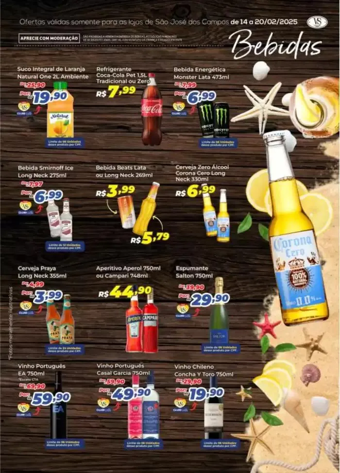 Encarte de Ofertas Villarreal Supermercados 14 de fevereiro até 16 de fevereiro 2025 - Pagina 7