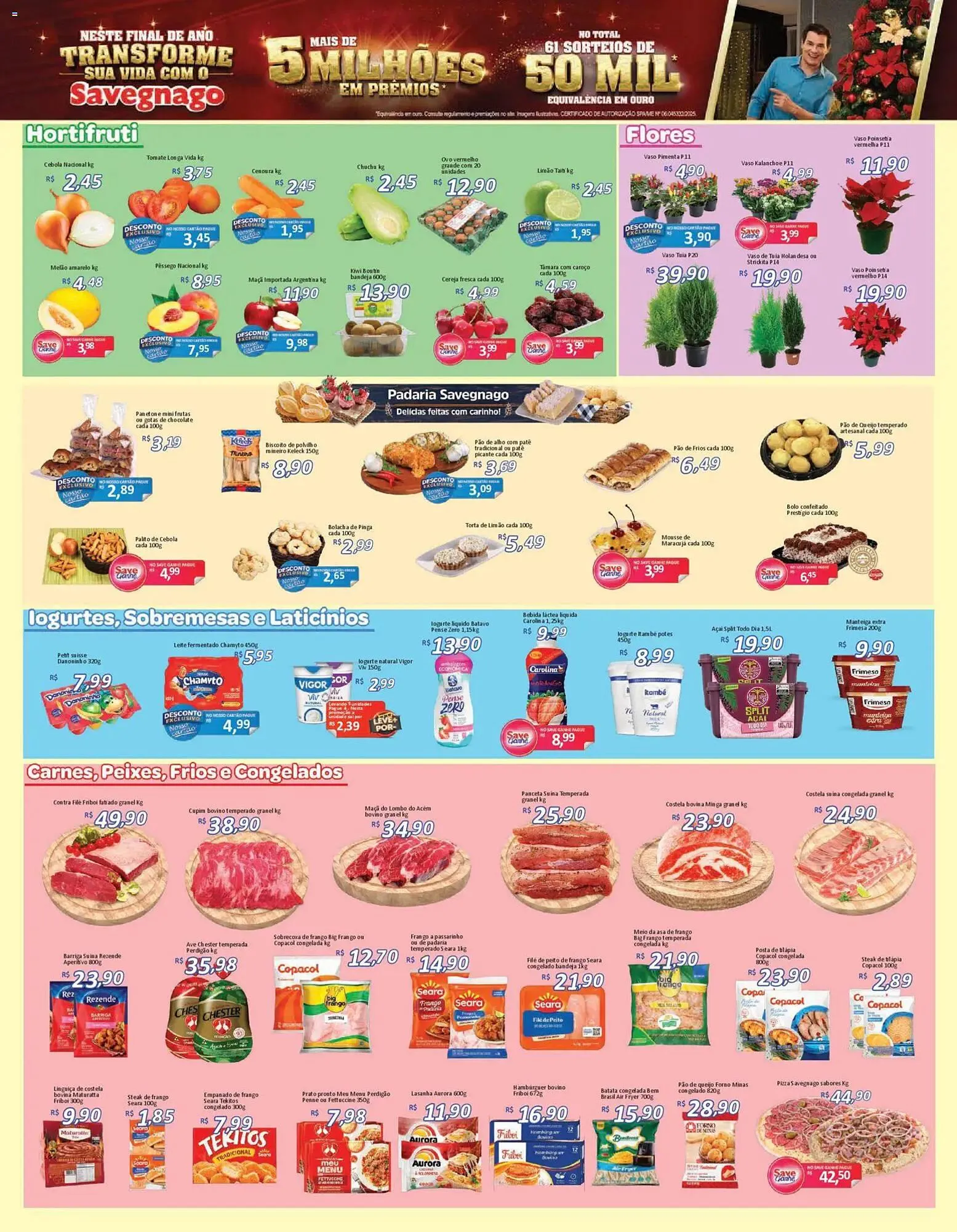 Encarte de Catálogo Supermercados Savegnago 4 de dezembro até 7 de dezembro 2025 - Pagina 2