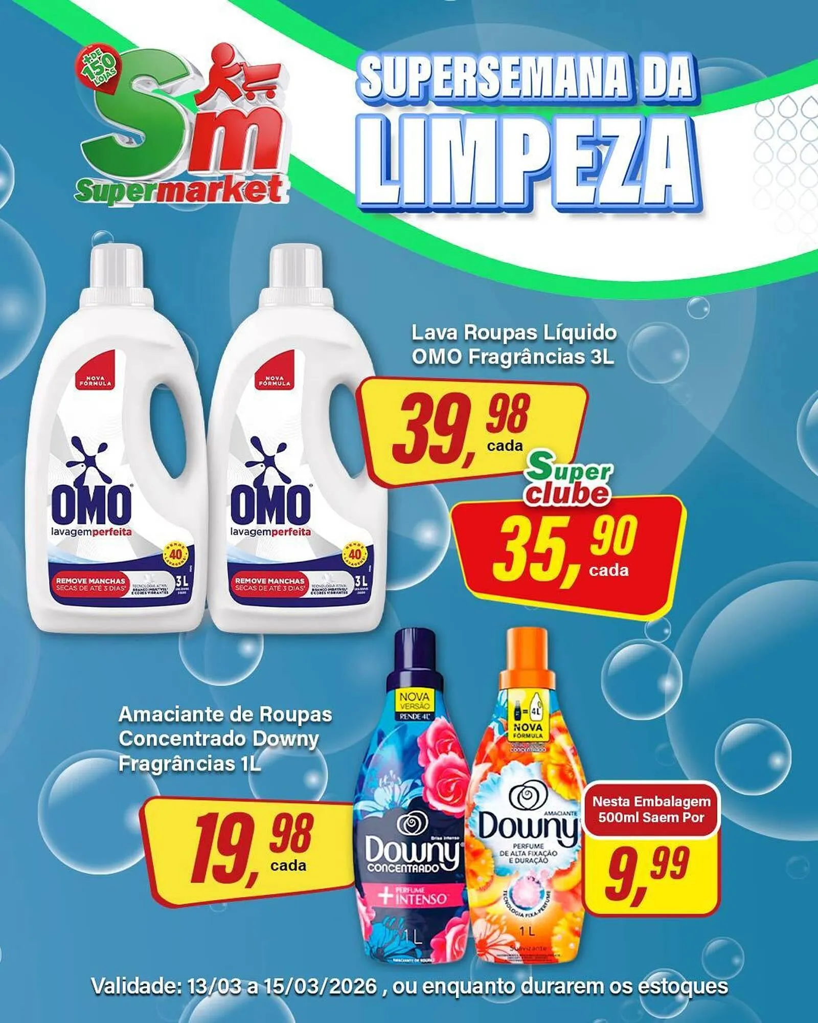 Encarte de Encarte Rede Supermarket 13 de março até 15 de março 2026 - Pagina 1