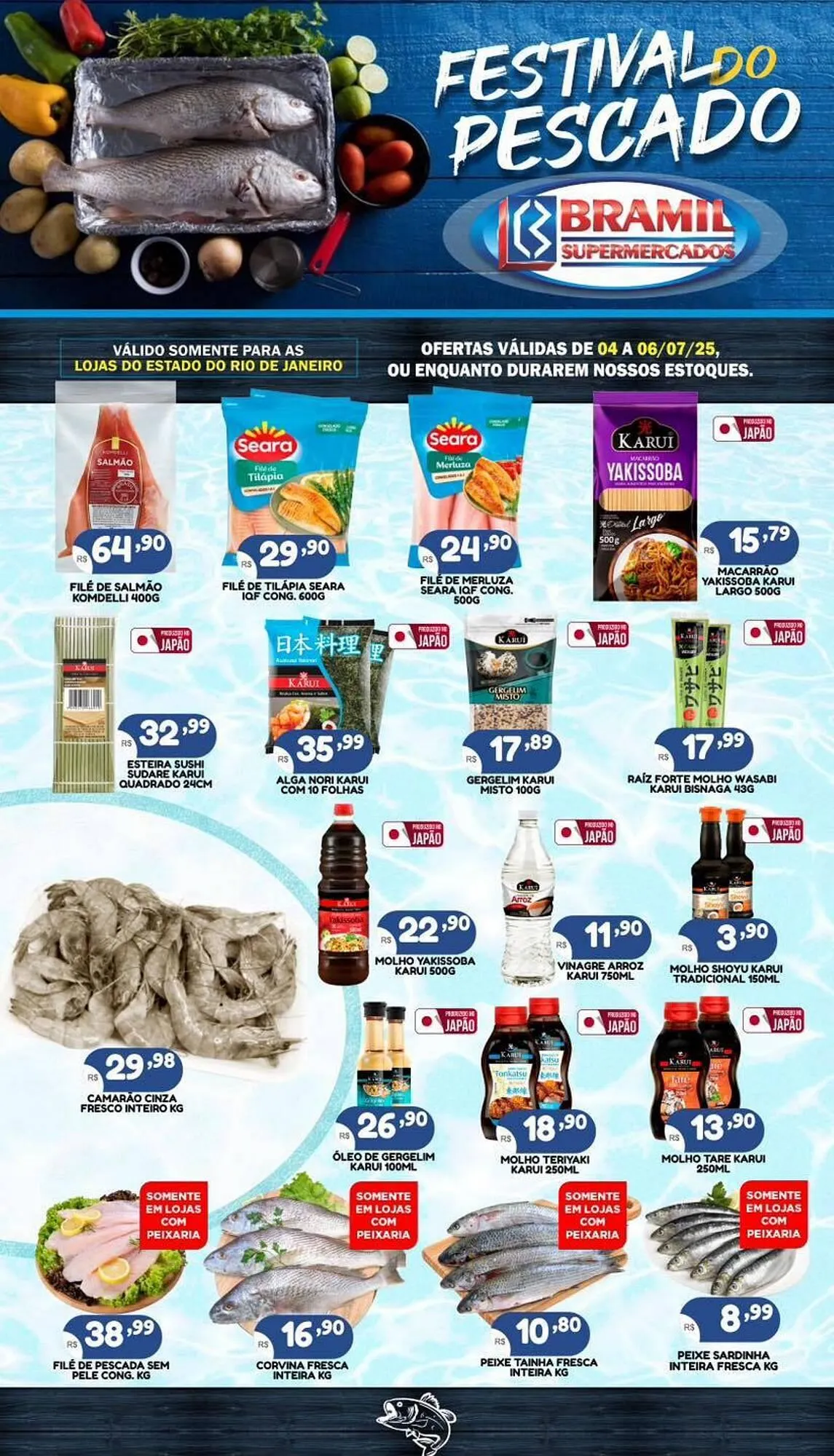 Encarte de Catálogo Bramil Supermercados 4 de julho até 6 de julho 2025 - Pagina 1