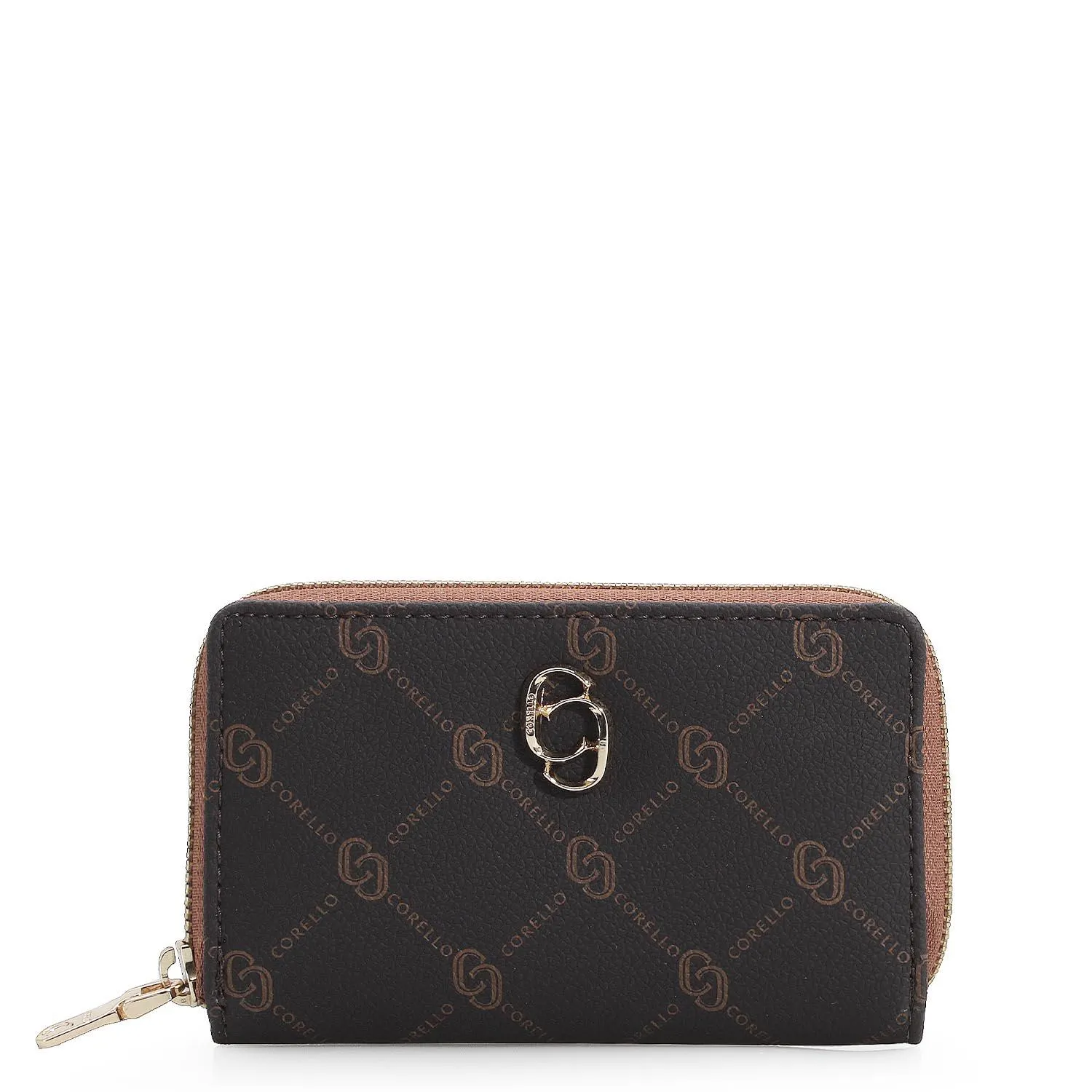 Carteira Monograma Marrom