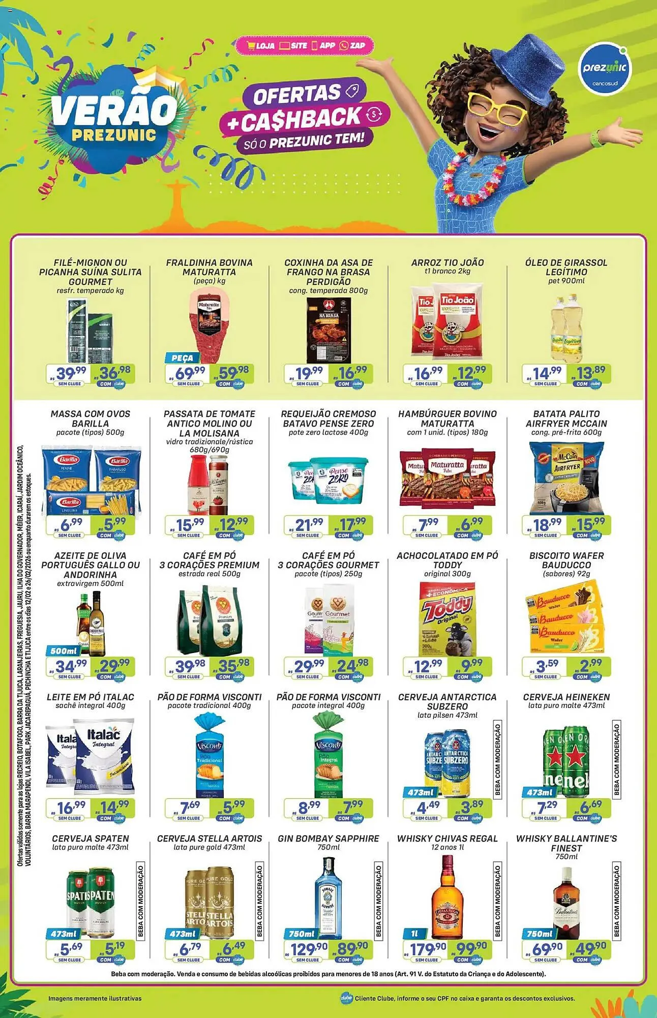 Encarte de Encarte Prezunic 12 de fevereiro até 27 de fevereiro 2026 - Pagina 1