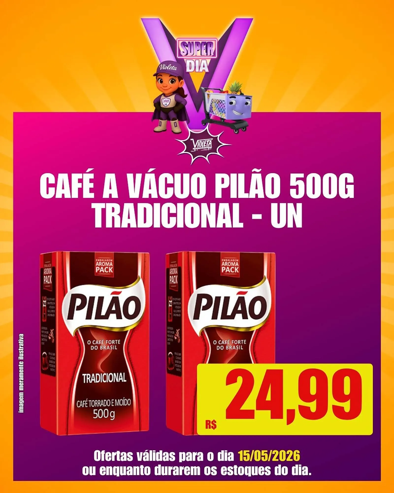 Encarte de Catálogo Violeta Supermercados 15 de maio até 15 de maio 2026 - Pagina 4