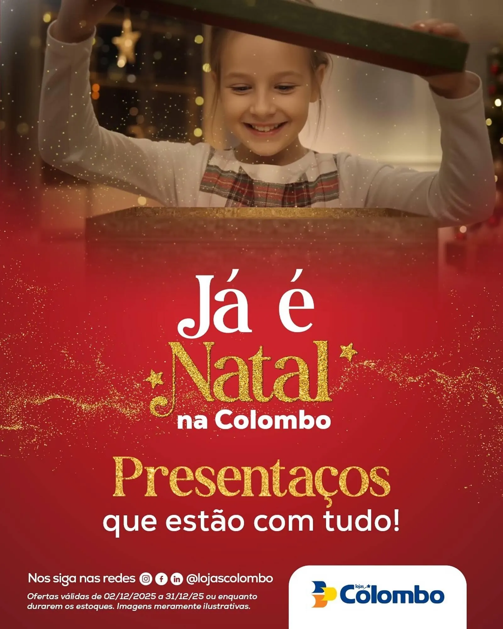 Encarte de Folheto Lojas Colombo 5 de dezembro até 31 de dezembro 2025 - Pagina 1