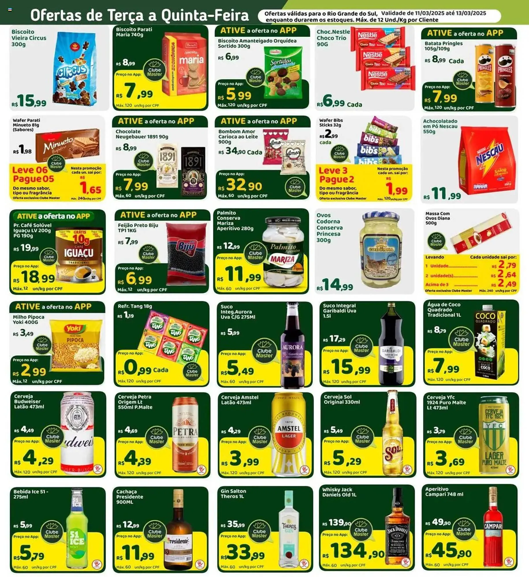 Encarte de Catálogo Master Supermercados 11 de março até 13 de março 2025 - Pagina 3