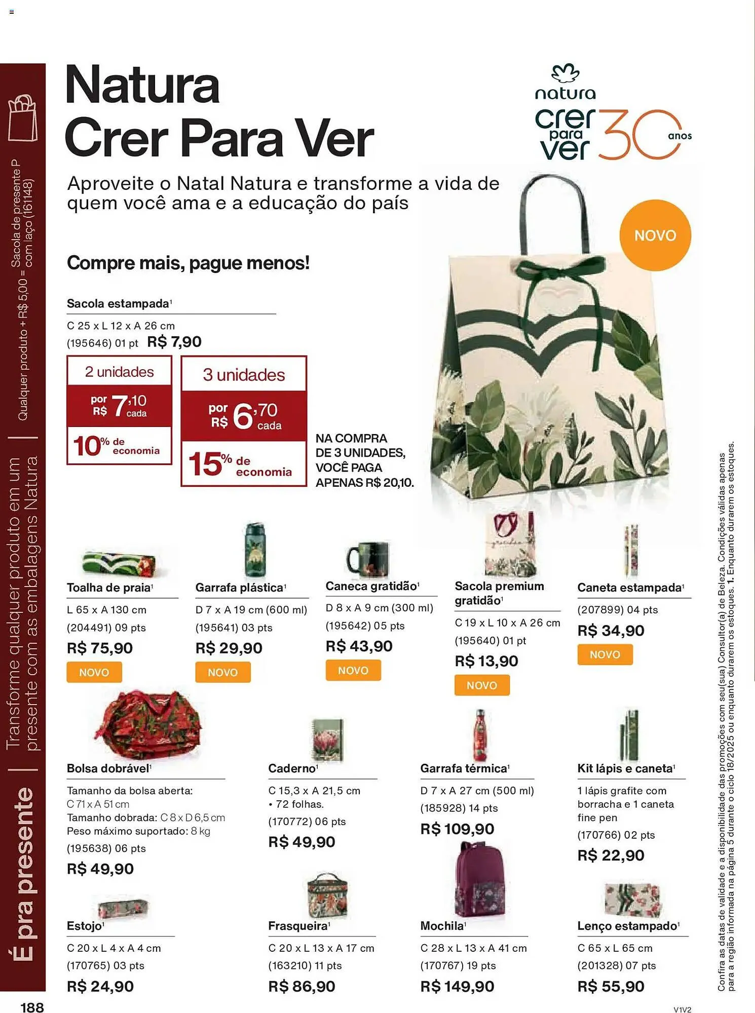 Encarte de Catálogo Natura 30 de outubro até 27 de novembro 2025 - Pagina 188