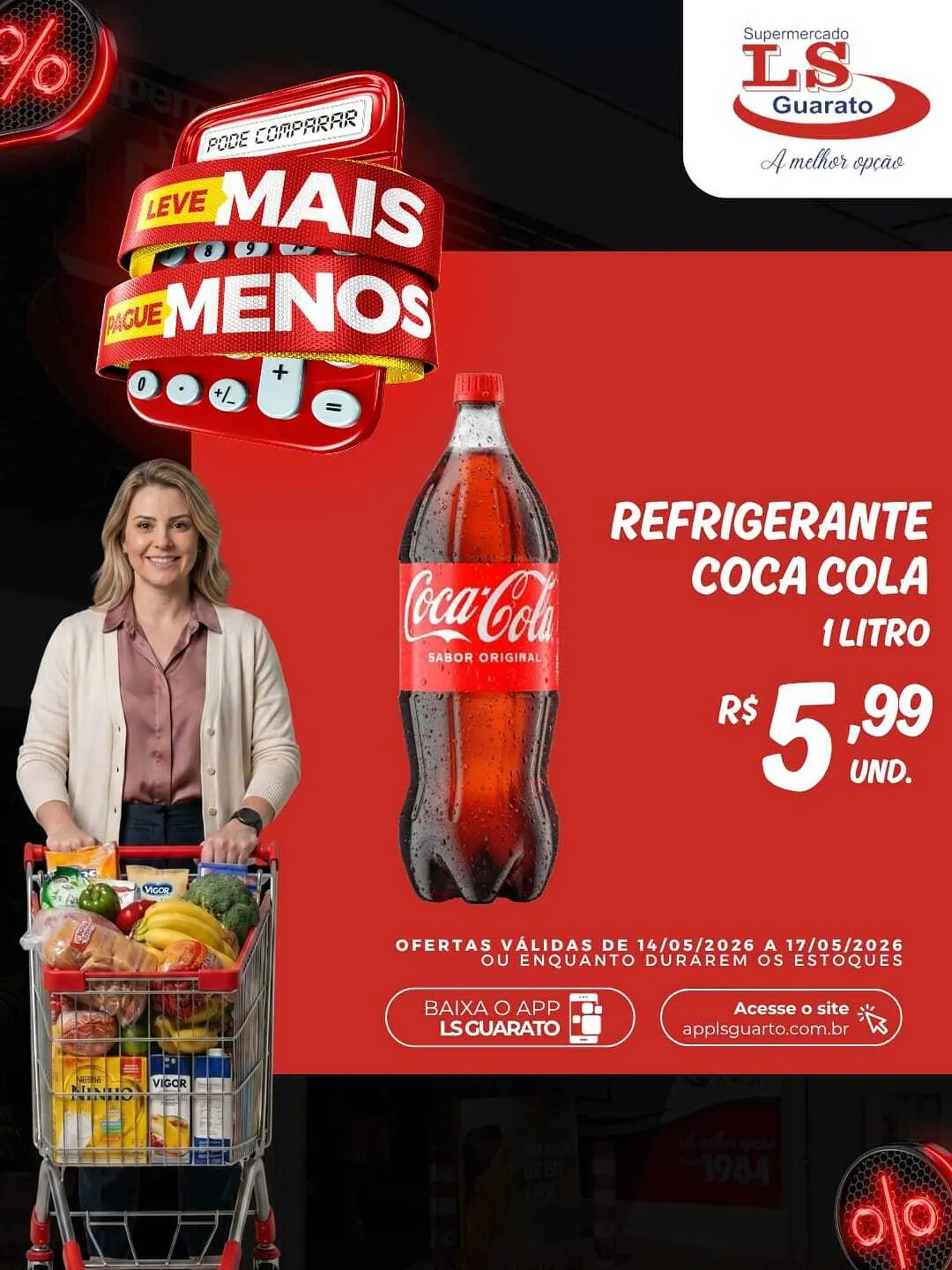 Encarte de Catálogo Supermercado LS Guarato 14 de maio até 17 de maio 2026 - Pagina 4