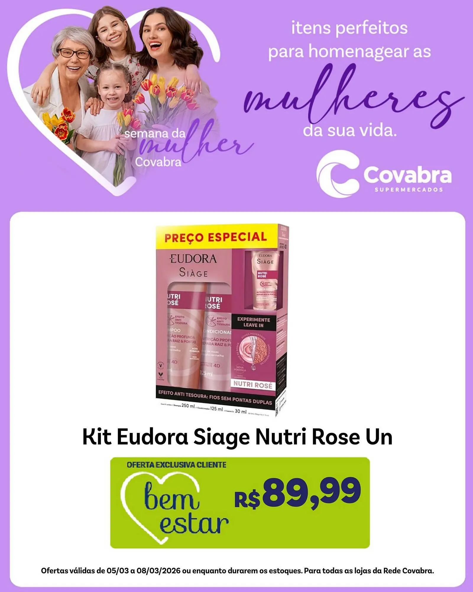 Encarte de Catálogo Covabra Supermercados 6 de março até 9 de março 2026 - Pagina 6