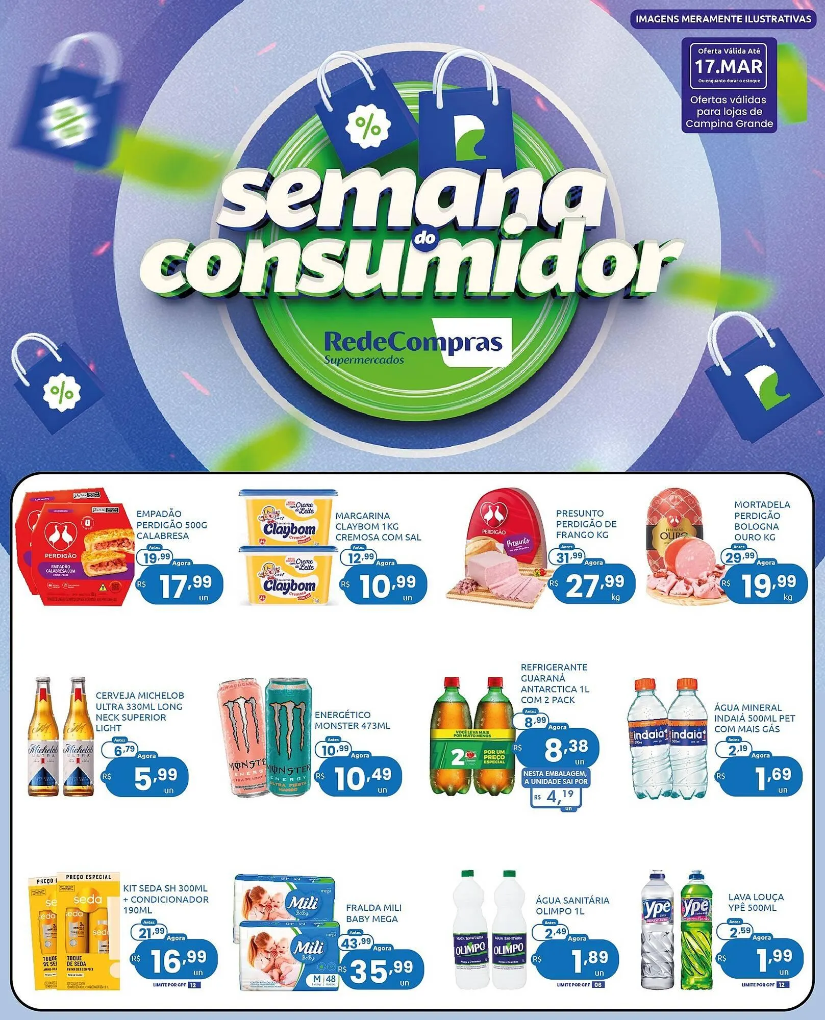 Encarte de Encarte Rede Compras 13 de março até 17 de março 2026 - Pagina 3
