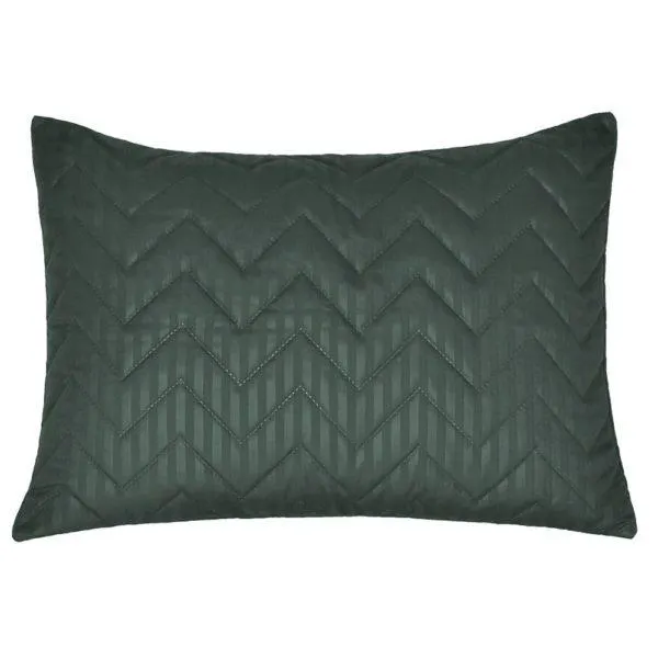 Porta Travesseiro Avulso Stripes 50x70cm Forest Green Vestcasa