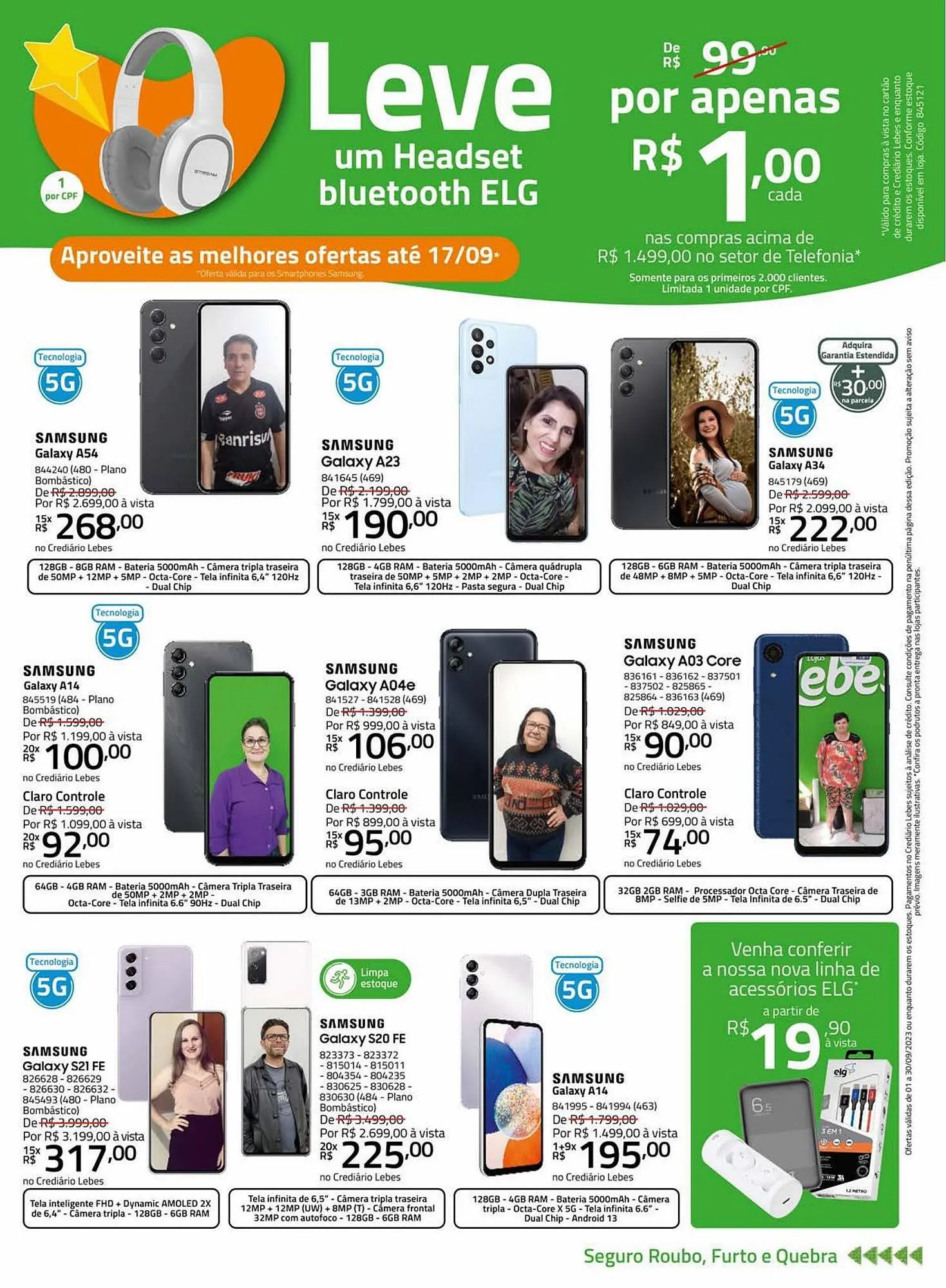 Encarte de Catálogo Lojas Lebes 1 de setembro até 30 de setembro 2023 - Pagina 5