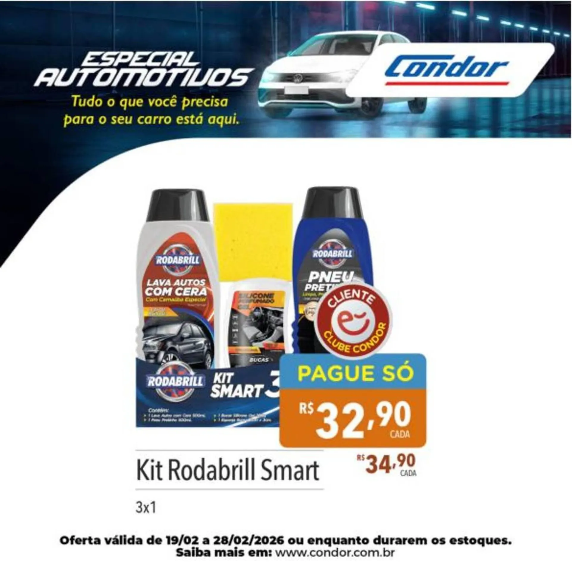 Encarte de Catálogo Supermercados Condor 19 de fevereiro até 28 de fevereiro 2026 - Pagina 27