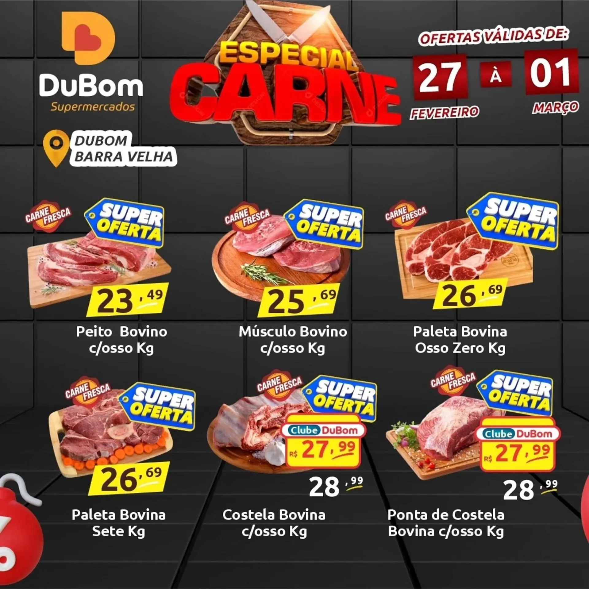 Encarte de Catálogo Dubom Supermercados 27 de fevereiro até 1 de março 2026 - Pagina 1