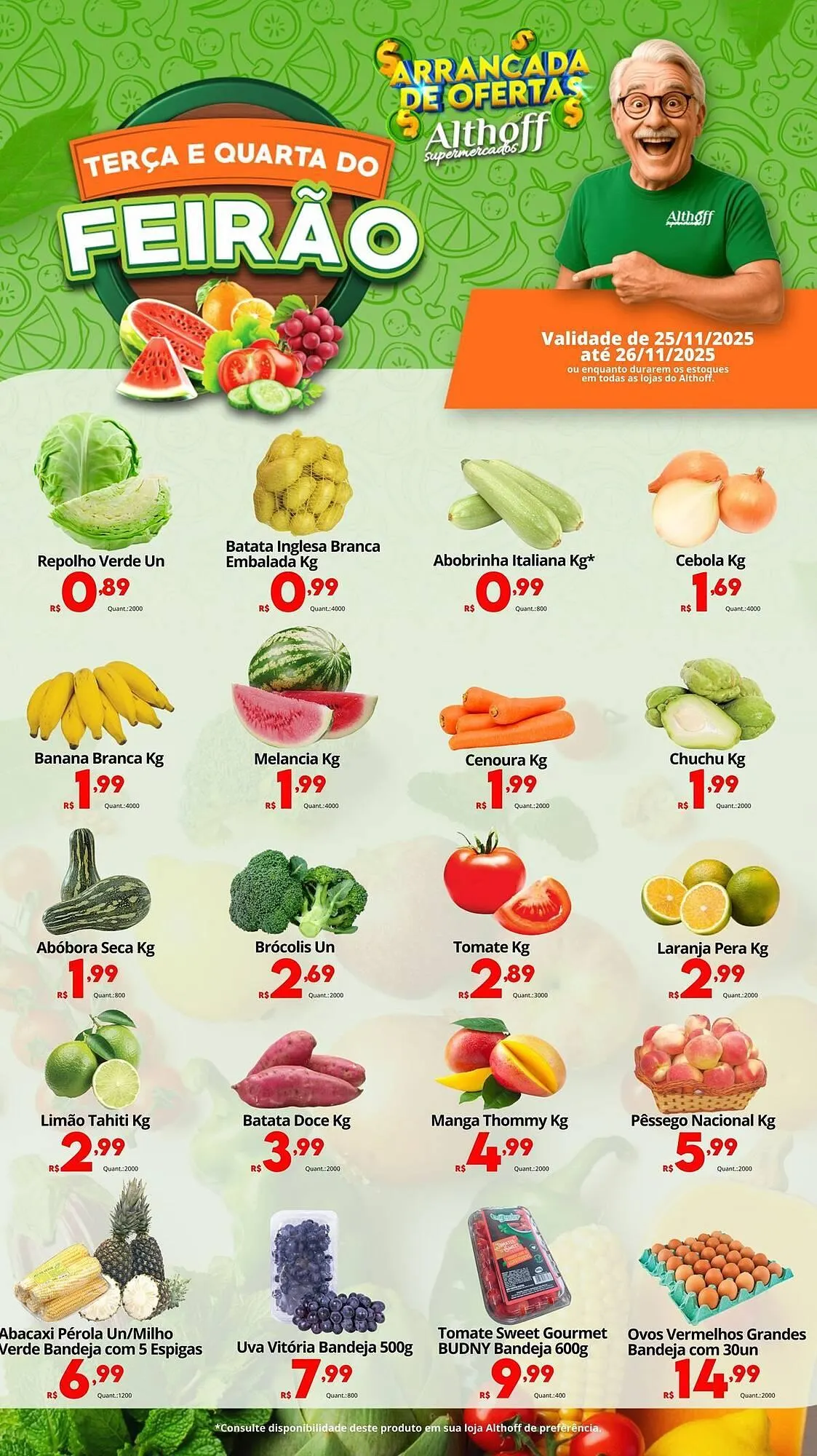 Encarte de Encarte Althoff Supermercados 25 de novembro até 26 de novembro 2025 - Pagina 1