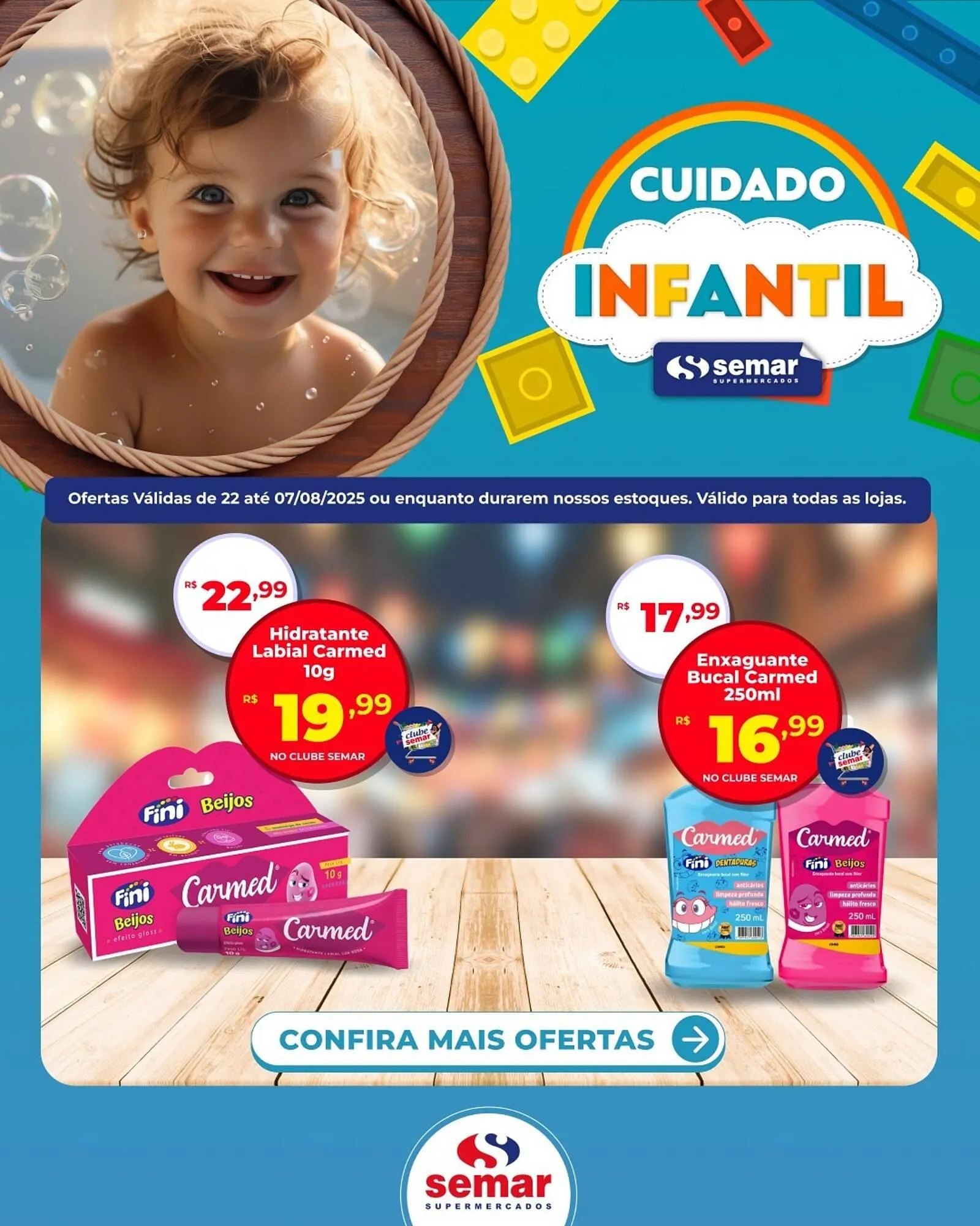 Encarte de Catálogo Semar Supermercado 31 de julho até 7 de agosto 2025 - Pagina 1