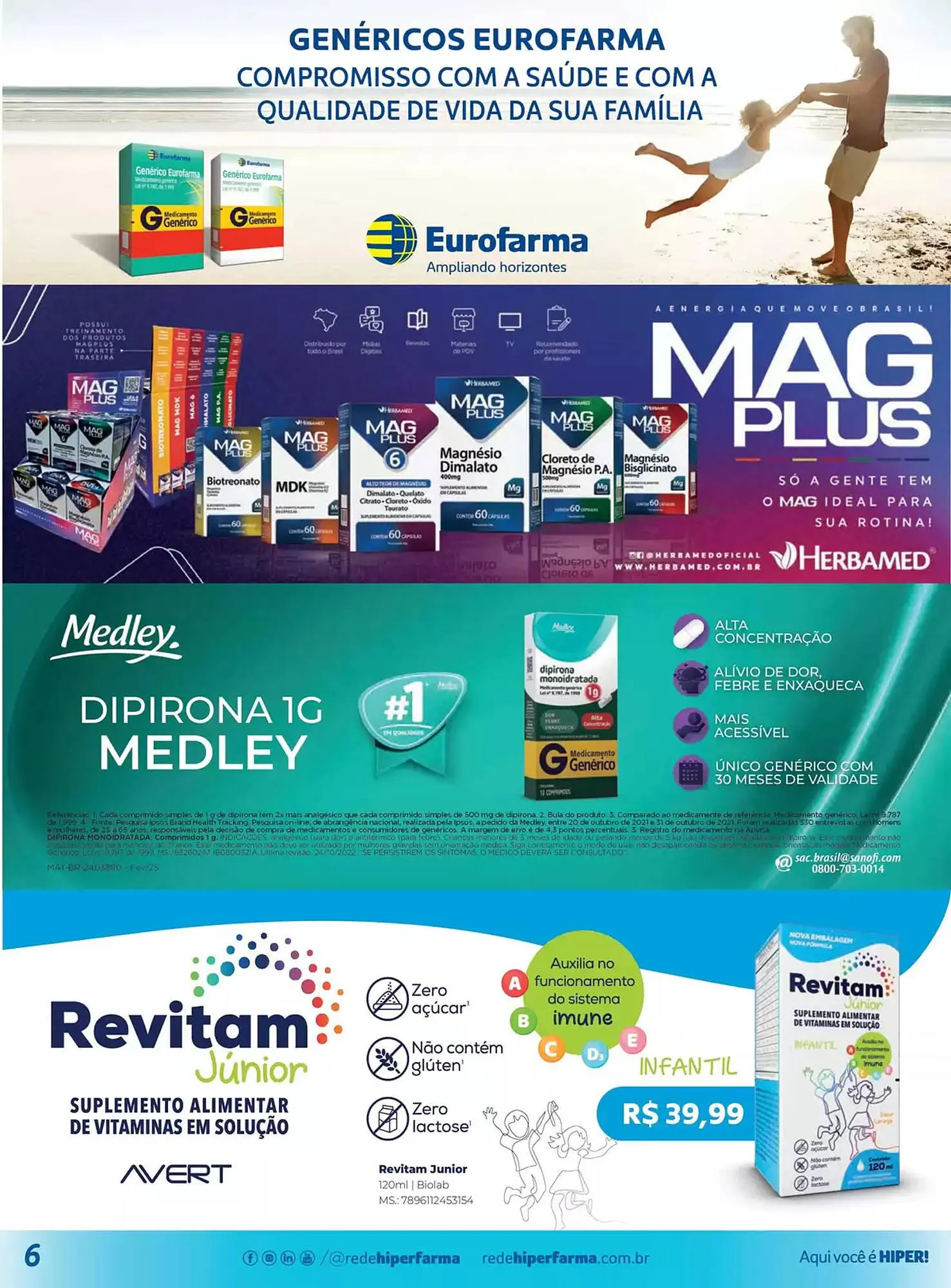 Encarte de Catálogo Hiper Farma 7 de abril até 4 de maio 2025 - Pagina 6