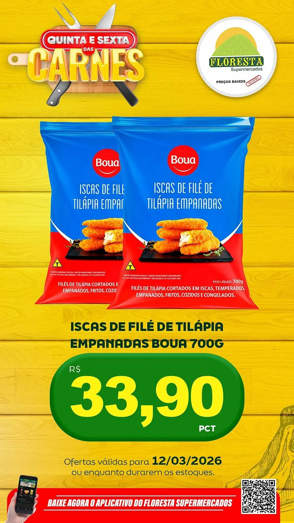 Encarte de Catálogo Floresta Supermercados 12 de março até 13 de março 2026 - Pagina 34