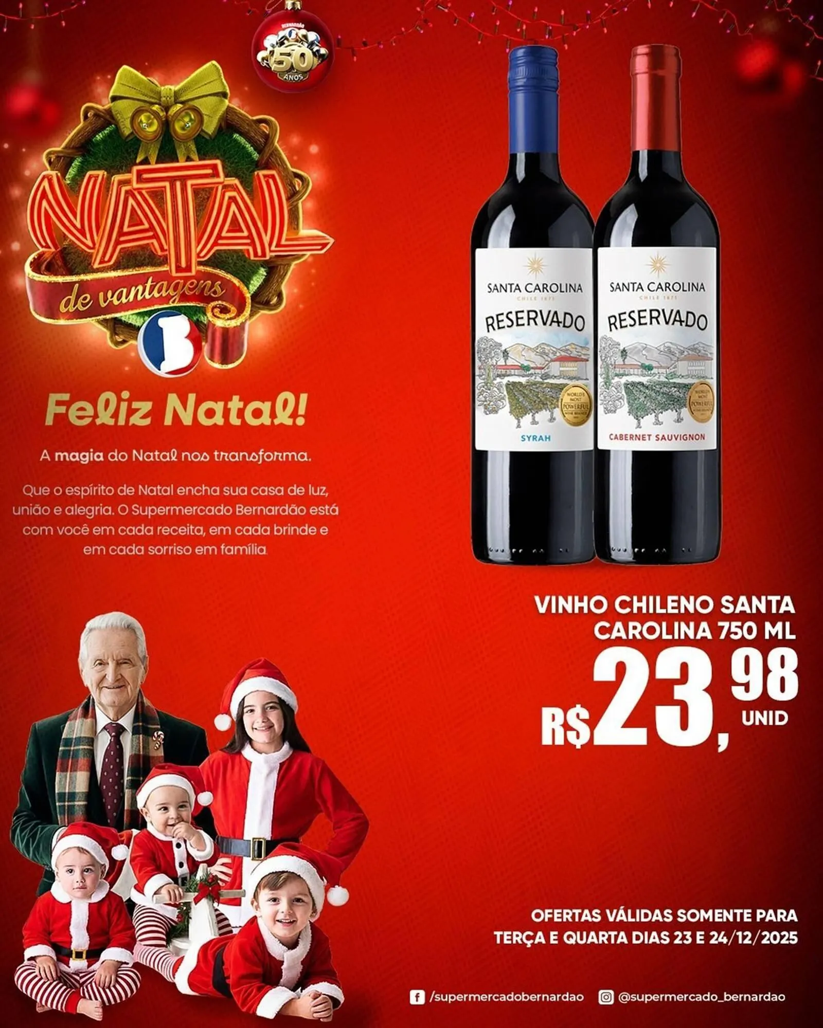 Encarte de Catálogo Supermercado Bernardão 23 de dezembro até 24 de dezembro 2025 - Pagina 2