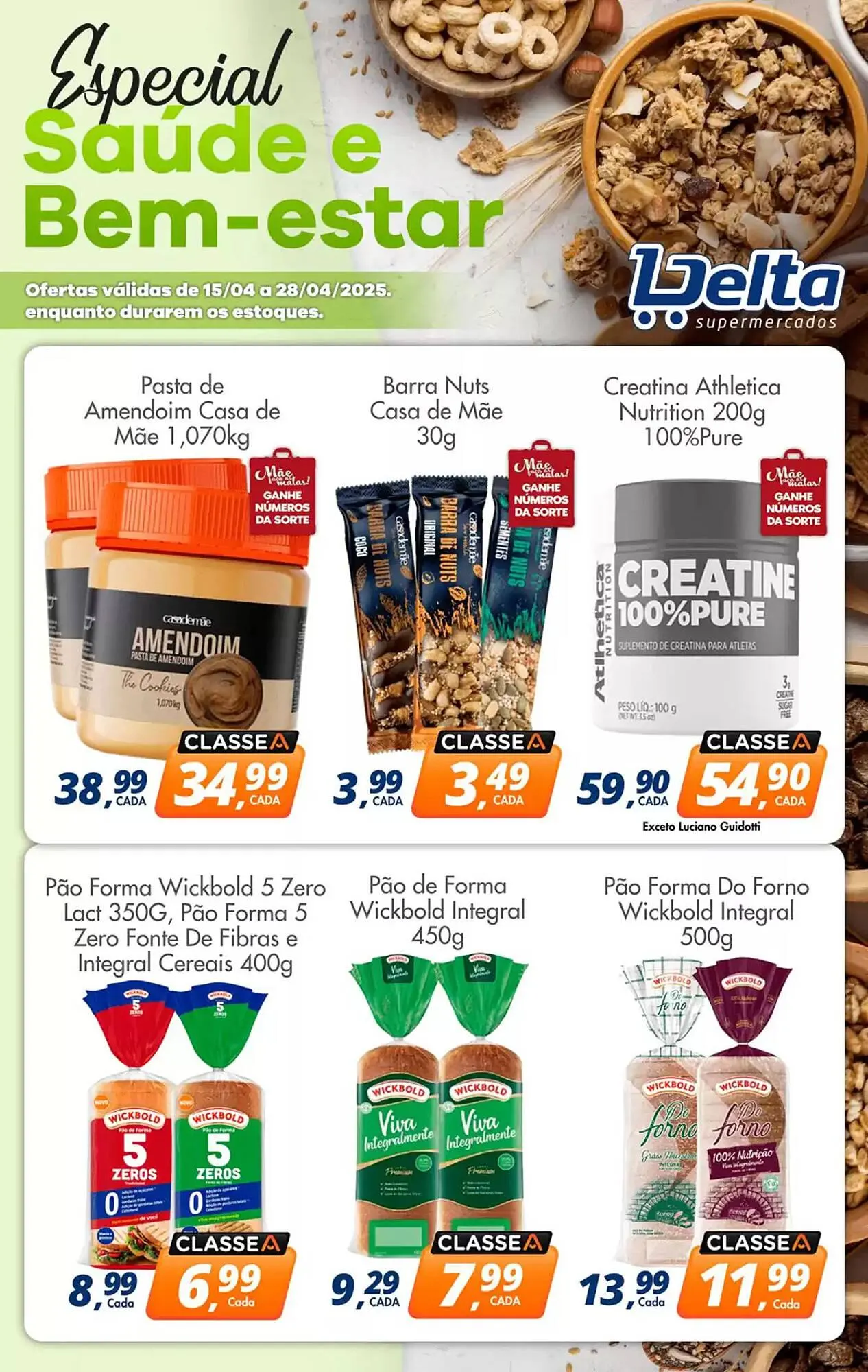 Encarte de Catálogo Delta Supermercados 15 de abril até 28 de abril 2025 - Pagina 1