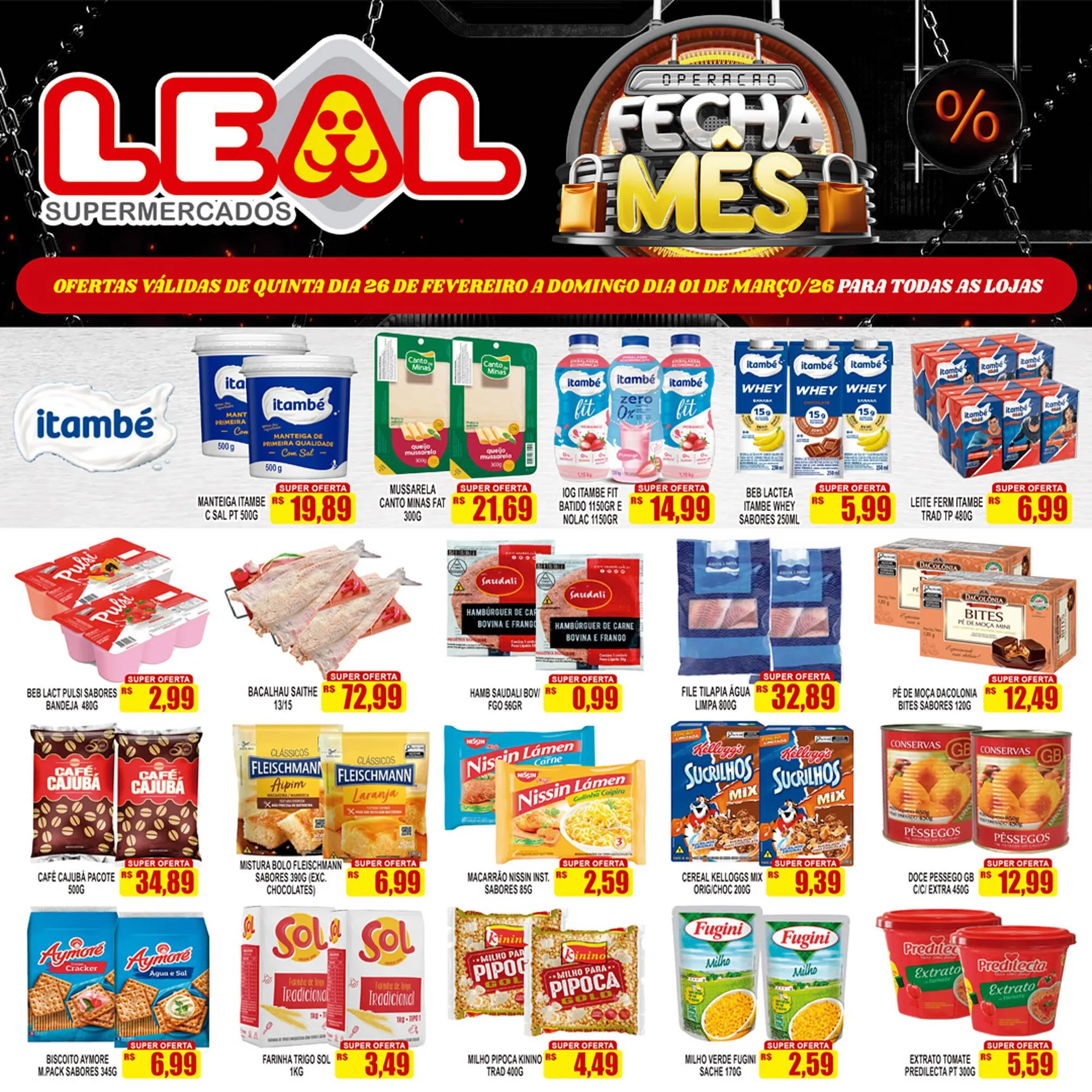 Encarte de Folheto Supermercado leal 26 de fevereiro até 1 de março 2026 - Pagina 4