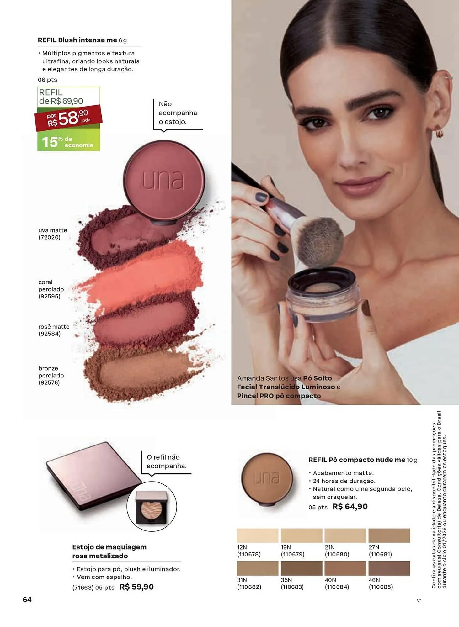 Encarte de Catálogo Natura 1 de janeiro até 31 de janeiro 2026 - Pagina 64