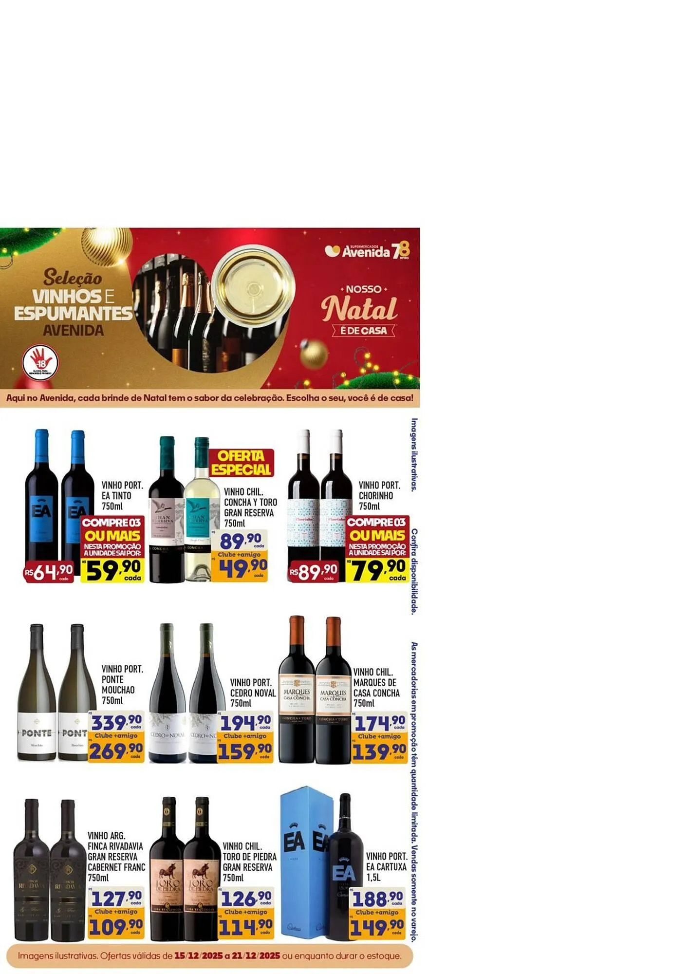 Encarte de Catálogo Supermercados Avenida 16 de dezembro até 17 de dezembro 2025 - Pagina 8
