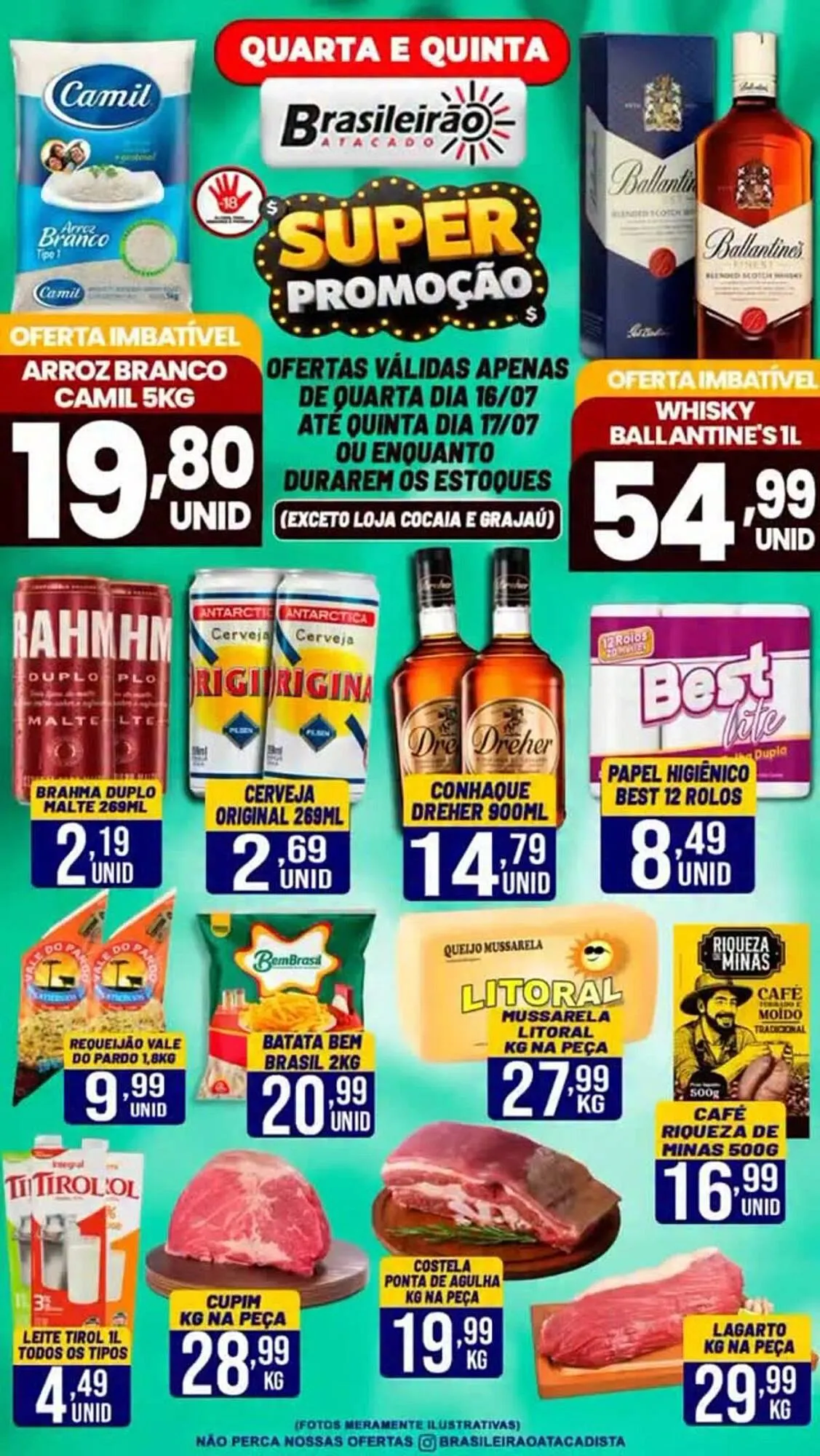 Encarte de Catálogo Brasileirão Atacado 16 de julho até 17 de julho 2025 - Pagina 1