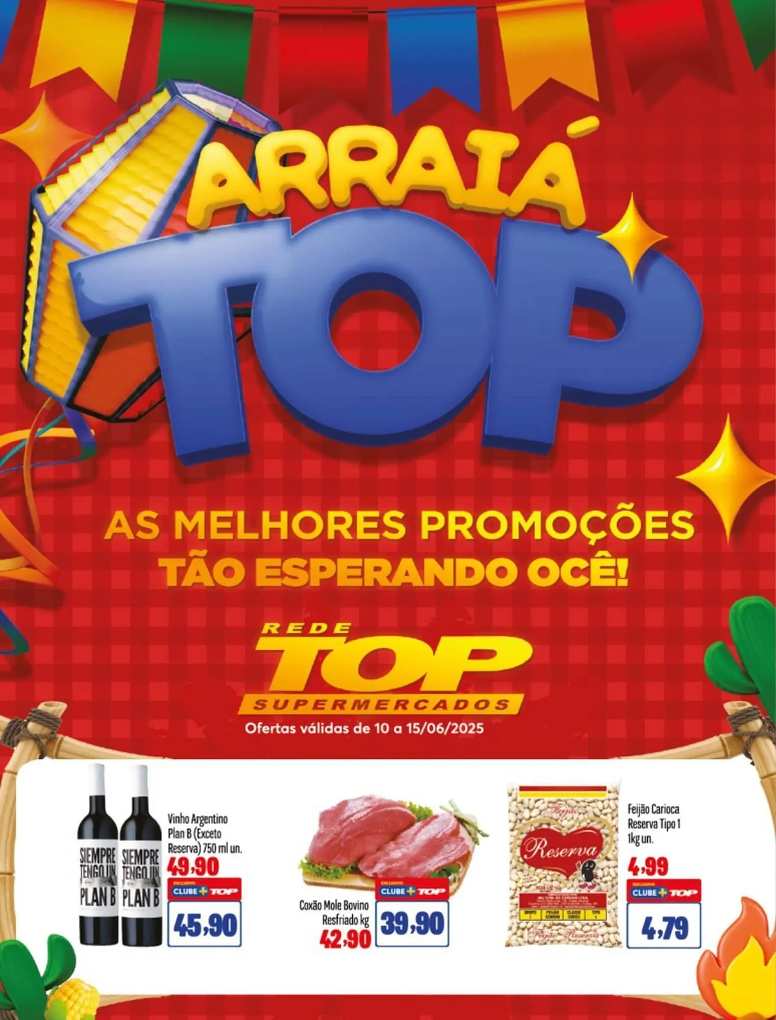 Encarte de Catálogo Rede Top 11 de junho até 15 de junho 2025 - Pagina 1