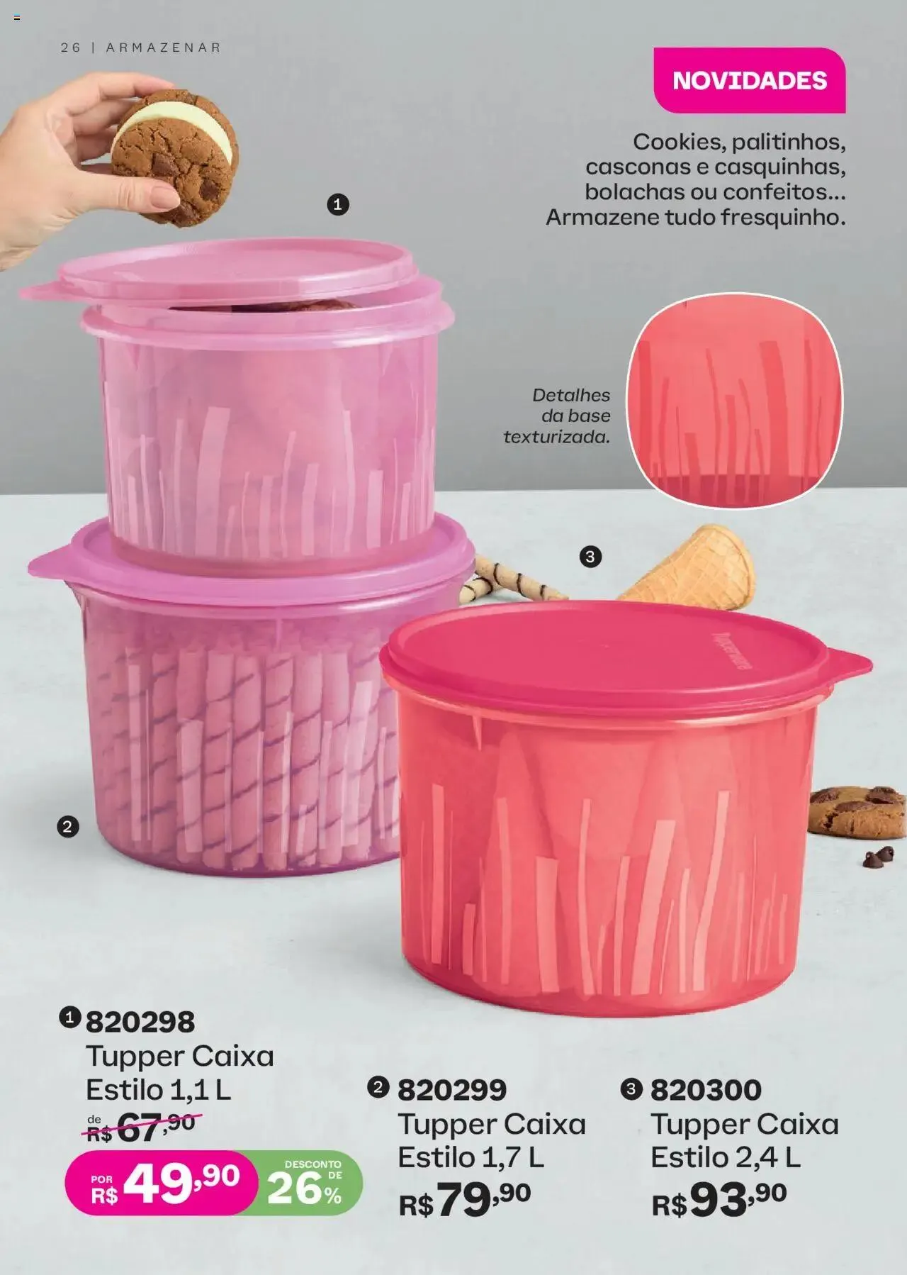 Encarte de Tupperware - Catálogo Vitrine 03 1 de março até 31 de março 2025 - Pagina 26