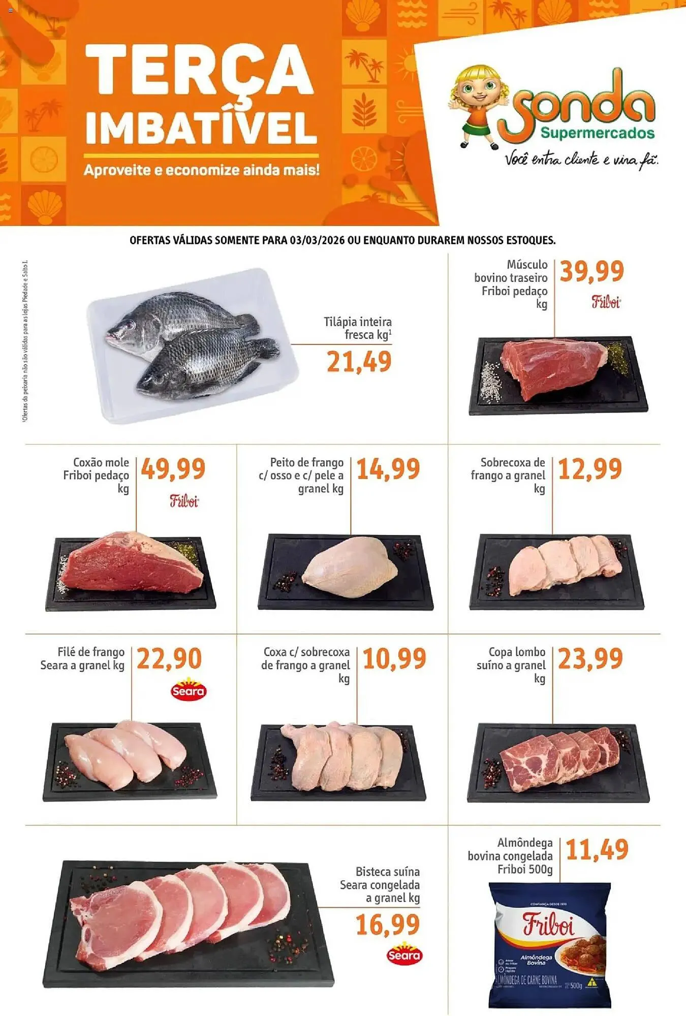 Encarte de Folheto Sonda 3 de março até 3 de março 2026 - Pagina 1