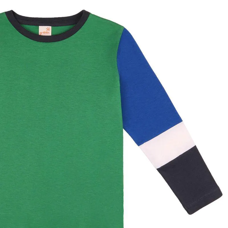 Camiseta Manga longa Joyful Verde