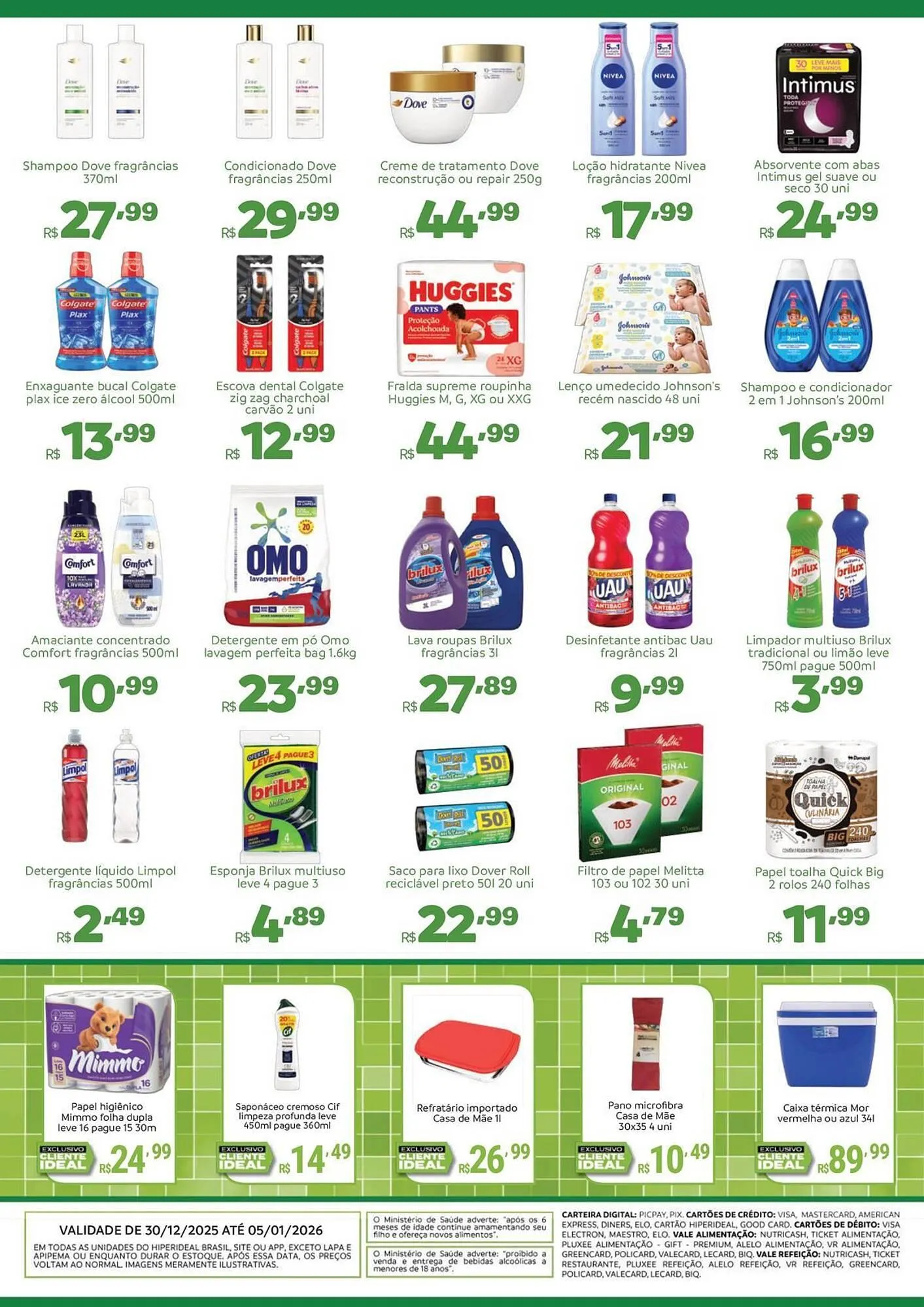 Encarte de Catálogo Hiperideal Supermercados 30 de dezembro até 5 de janeiro 2026 - Pagina 4