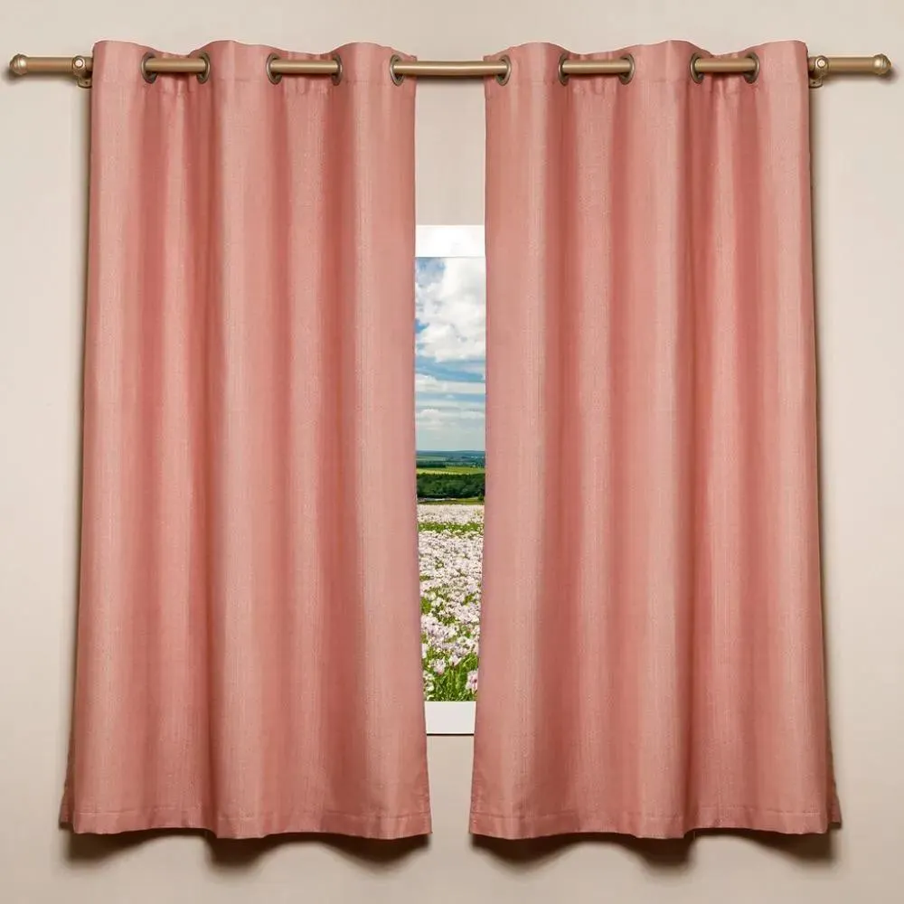 Cortina Para Sala Ou Quarto Rústica Veneza 2,40X1,70 M Havan Casa - Bridal Rose