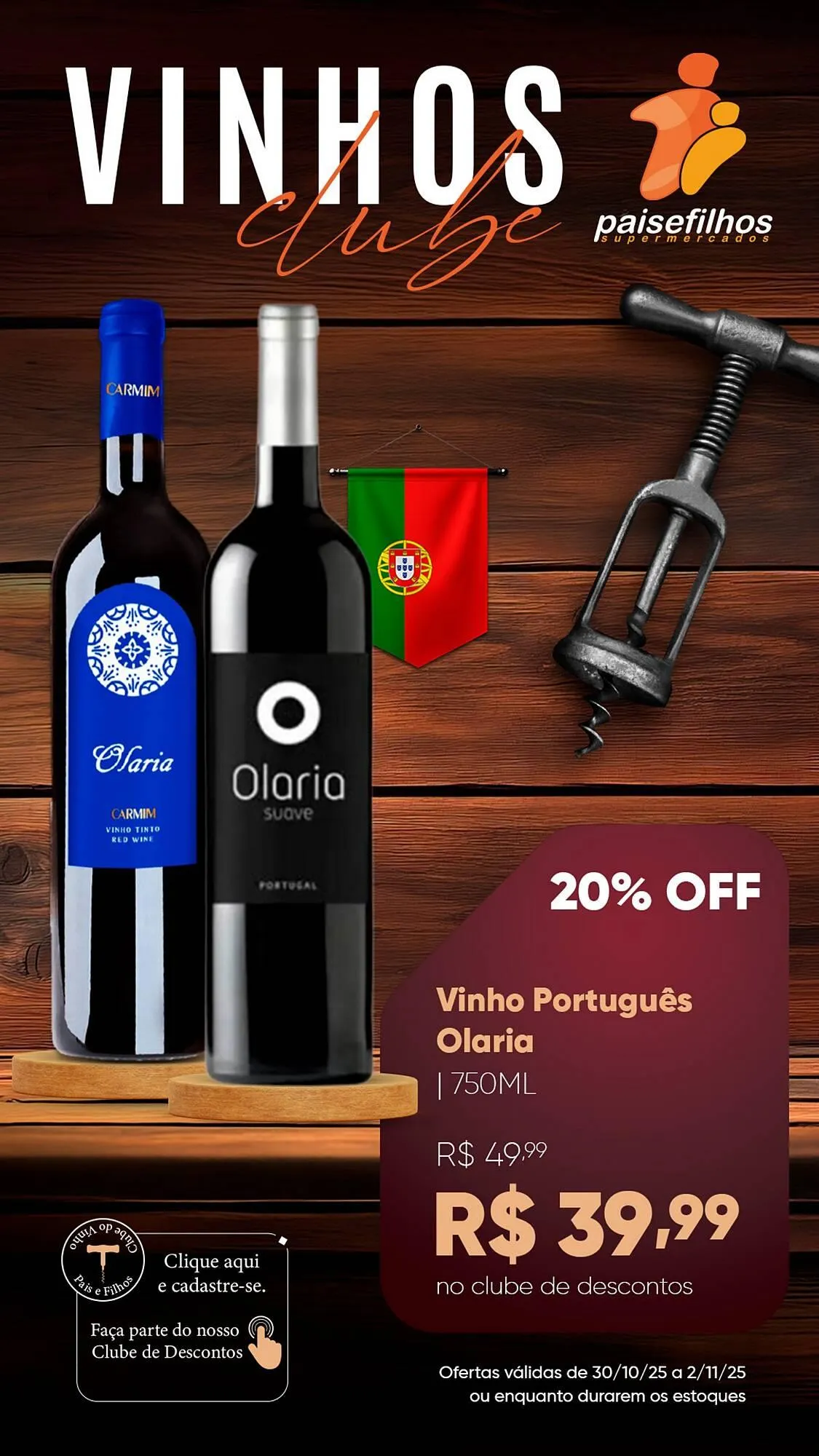 Encarte de Catálogo Pais e Filhos Supermercados 1 de novembro até 2 de novembro 2025 - Pagina 7