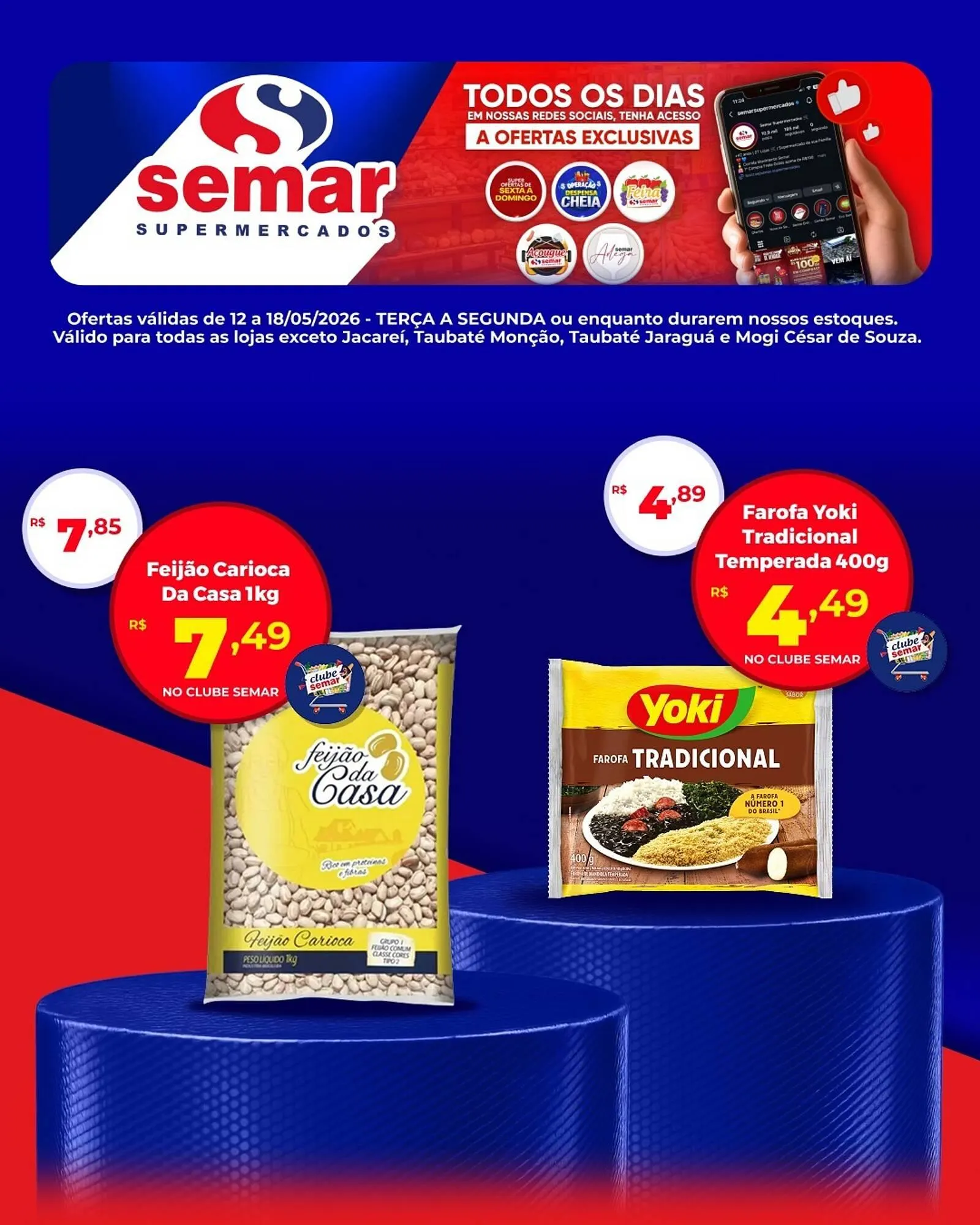 Encarte de Folheto Semar Supermercado 12 de maio até 18 de maio 2026 - Pagina 2