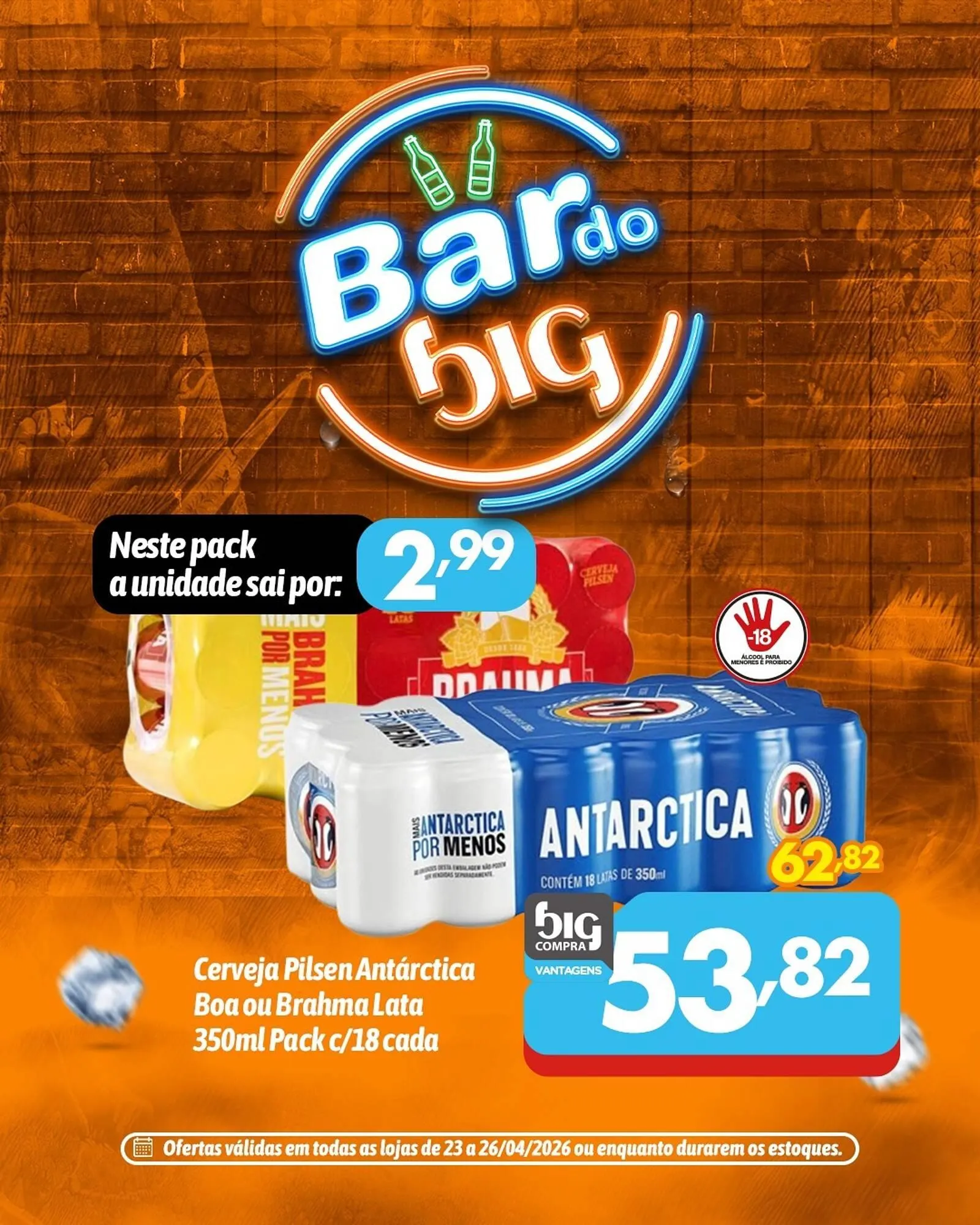 Encarte de Catálogo Supermercados Big Compra 23 de abril até 26 de abril 2026 - Pagina 2