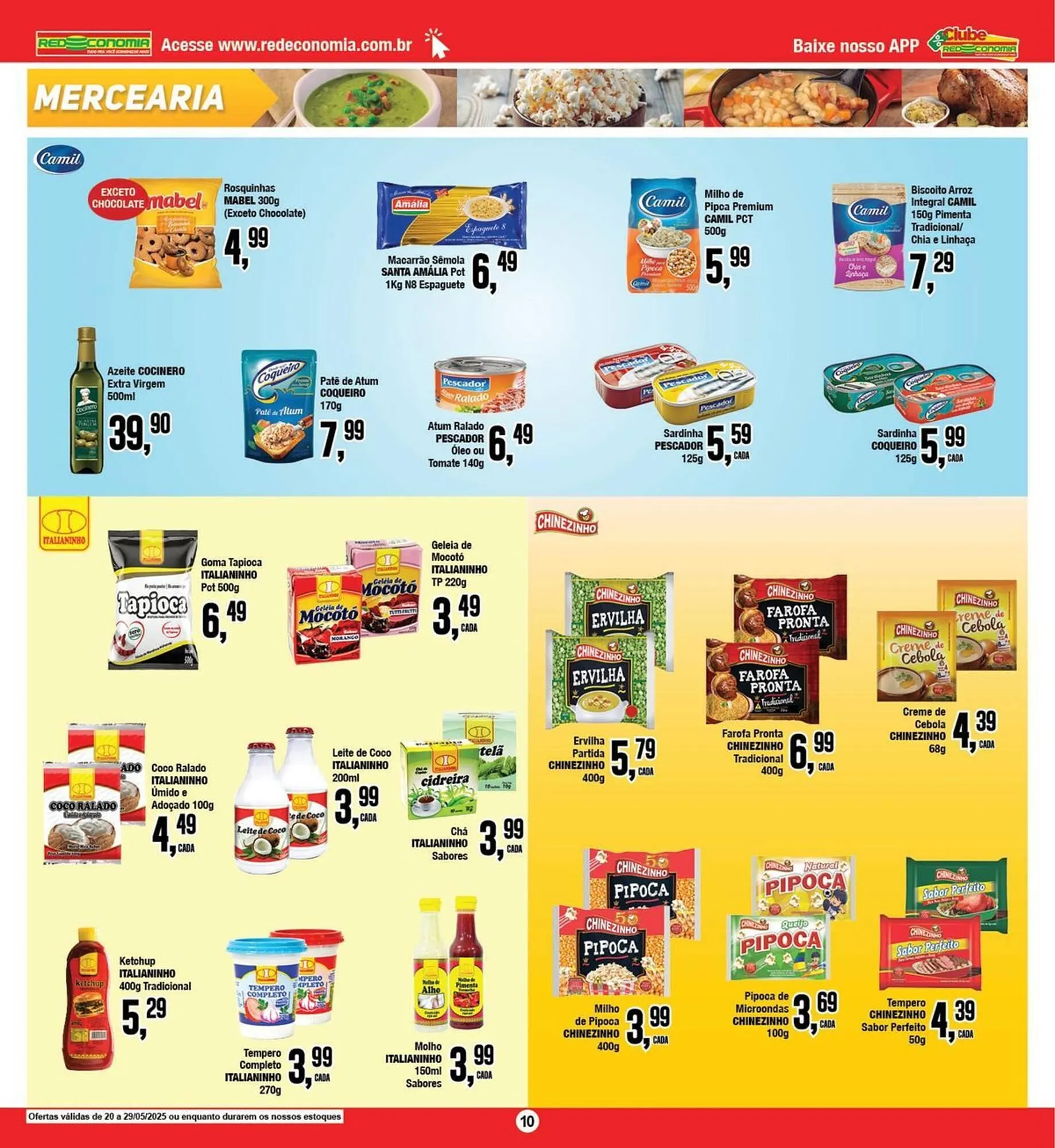 Encarte de Catálogo Rede Economia 23 de maio até 25 de maio 2025 - Pagina 10