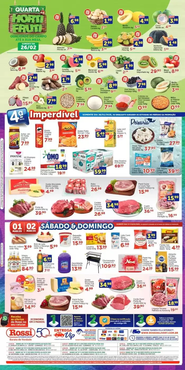 Encarte de Catálogo Rossi Supermercados 26 de fevereiro até 4 de março 2025 - Pagina 4