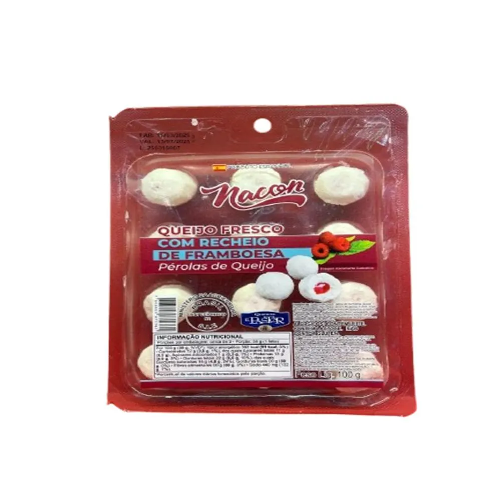 Queijo Fresco Nacon com Framboesa 100g
