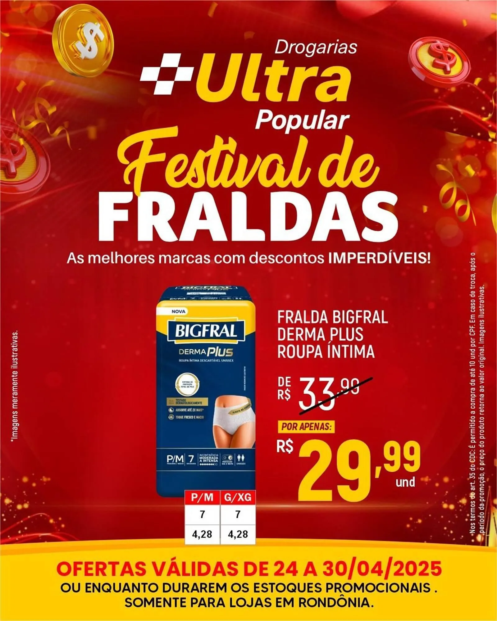 Encarte de Catálogo Drogarias Ultra Popular 24 de abril até 30 de abril 2025 - Pagina 3