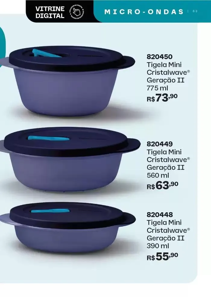 Encarte de Catálogo Tupperware 26 de março até 31 de março 2025 - Pagina 62