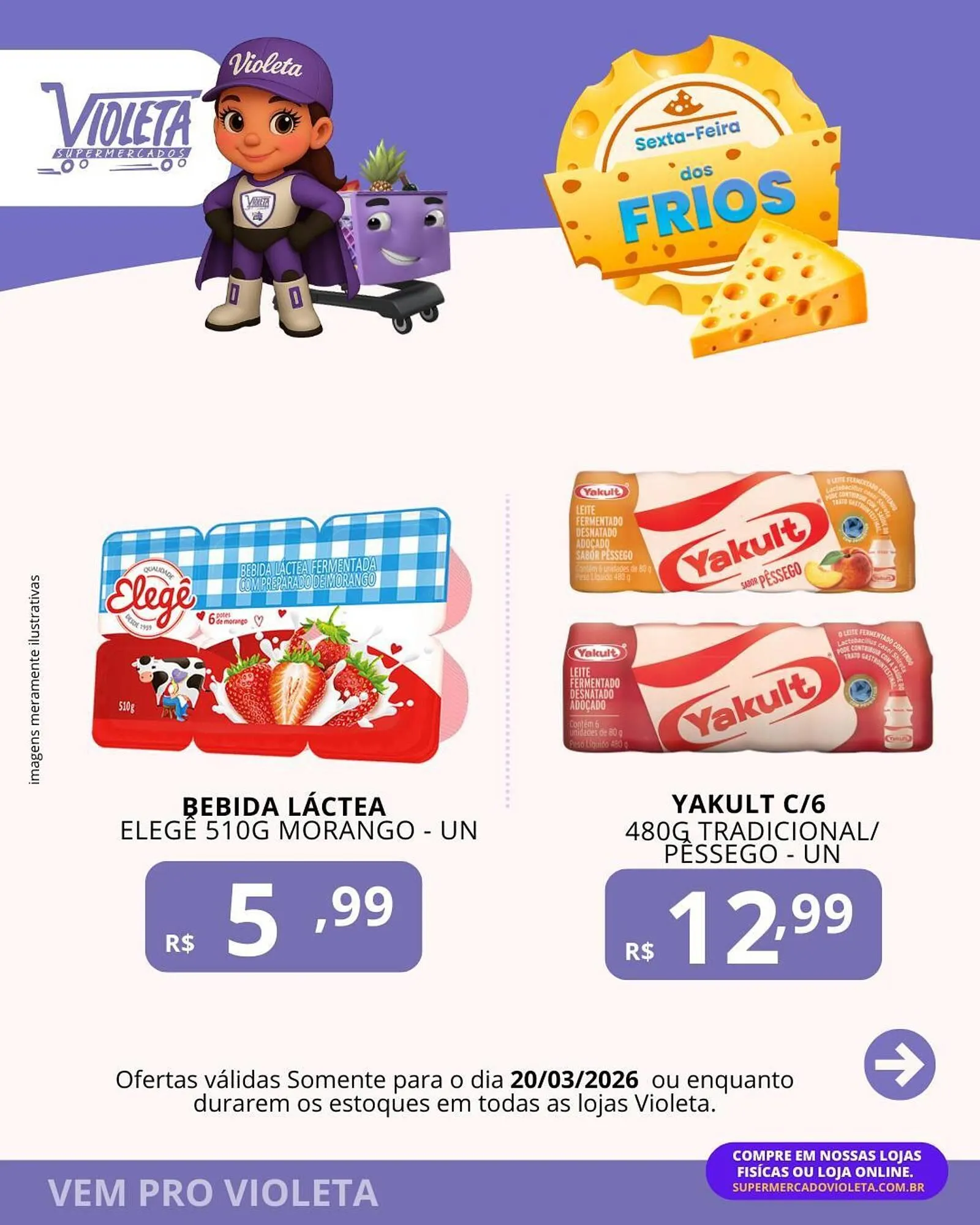Encarte de Catálogo Violeta Supermercados 20 de março até 20 de março 2026 - Pagina 4