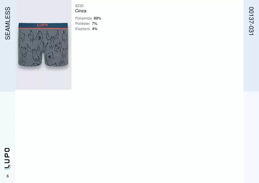 Encarte de Catálogo Underwear Kids 27 de fevereiro até 30 de junho 2025 - Pagina 6