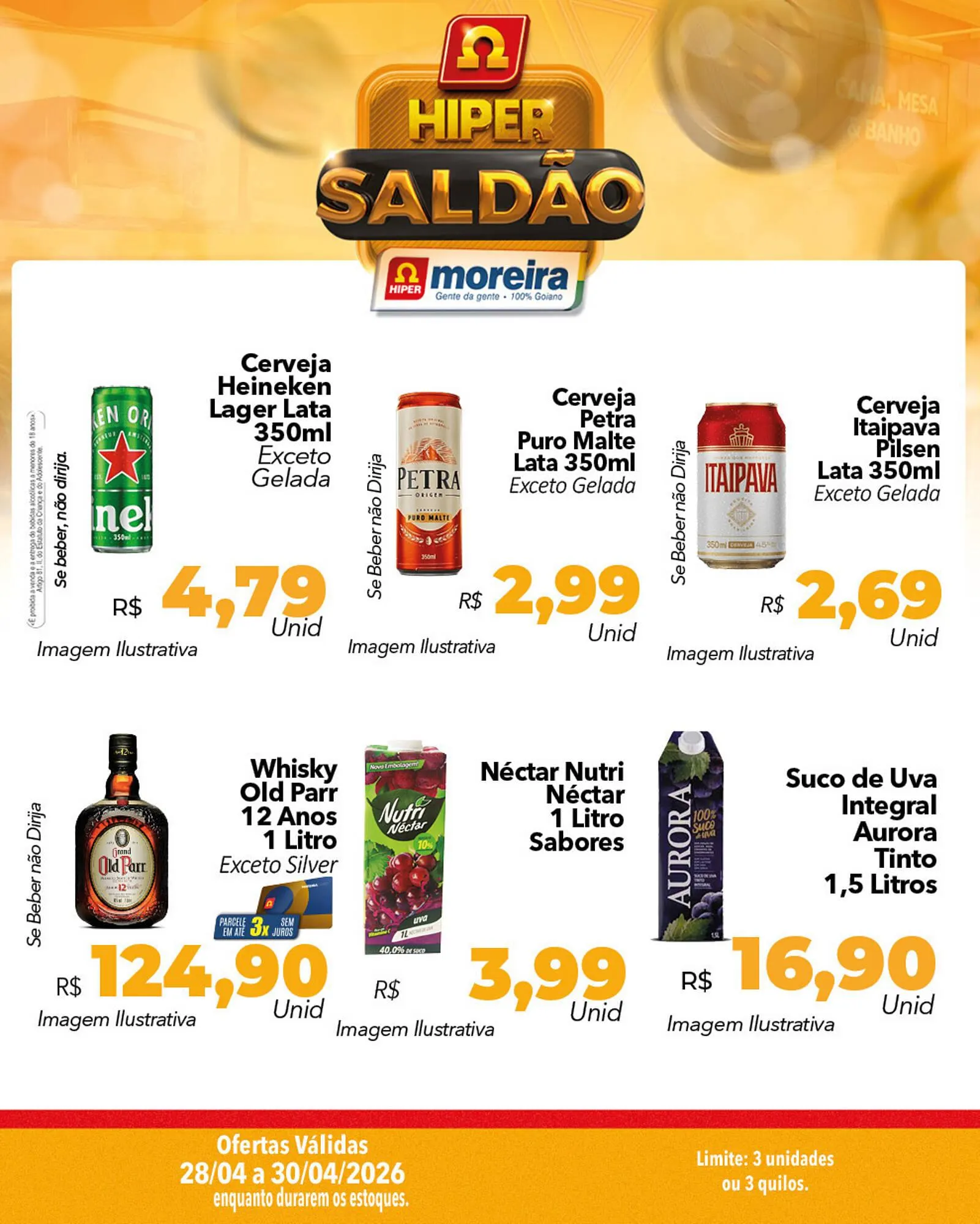 Encarte de Catálogo Hiper Moreira 28 de abril até 30 de abril 2026 - Pagina 2